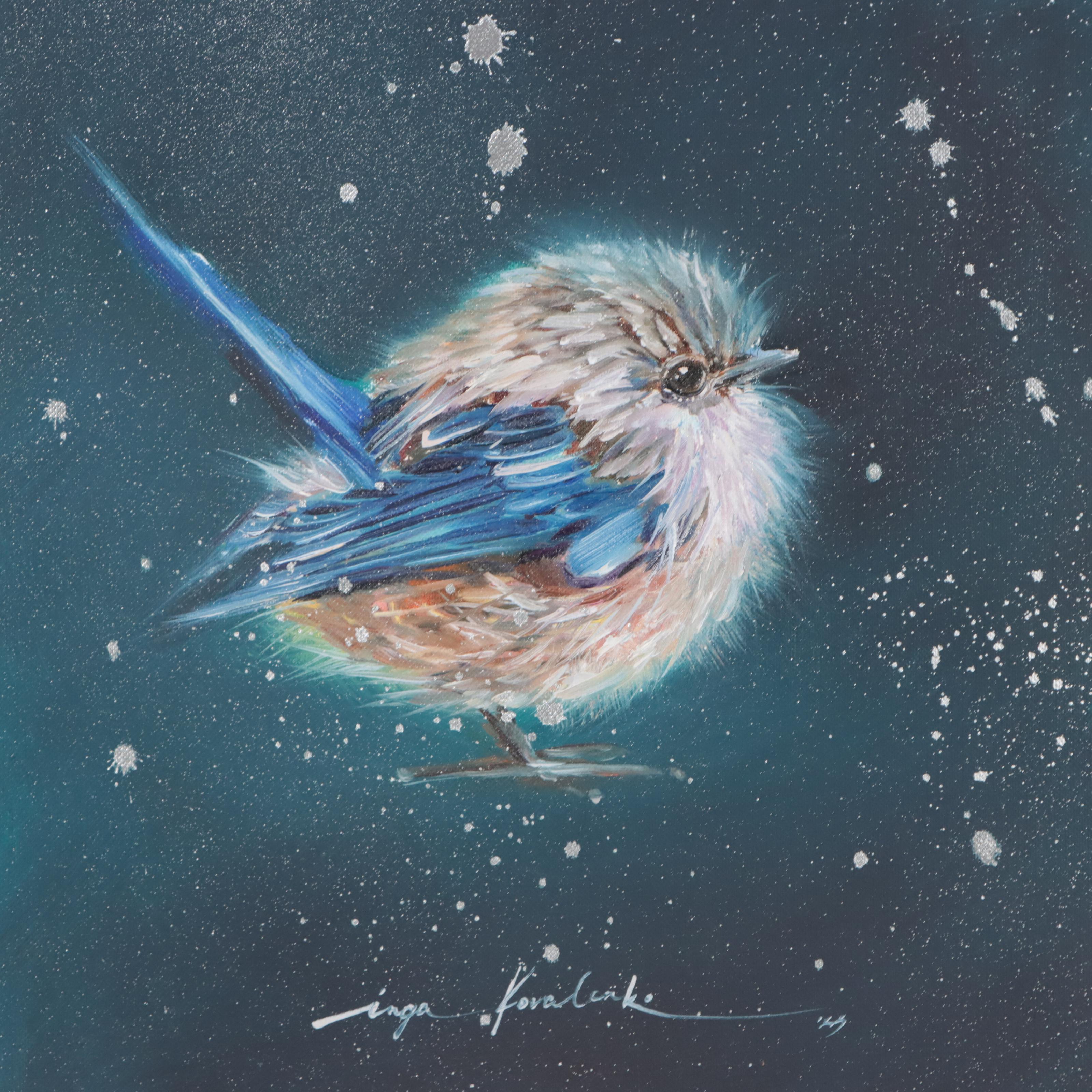 Inga Kovalenko Oil Painting of Bird, 2023