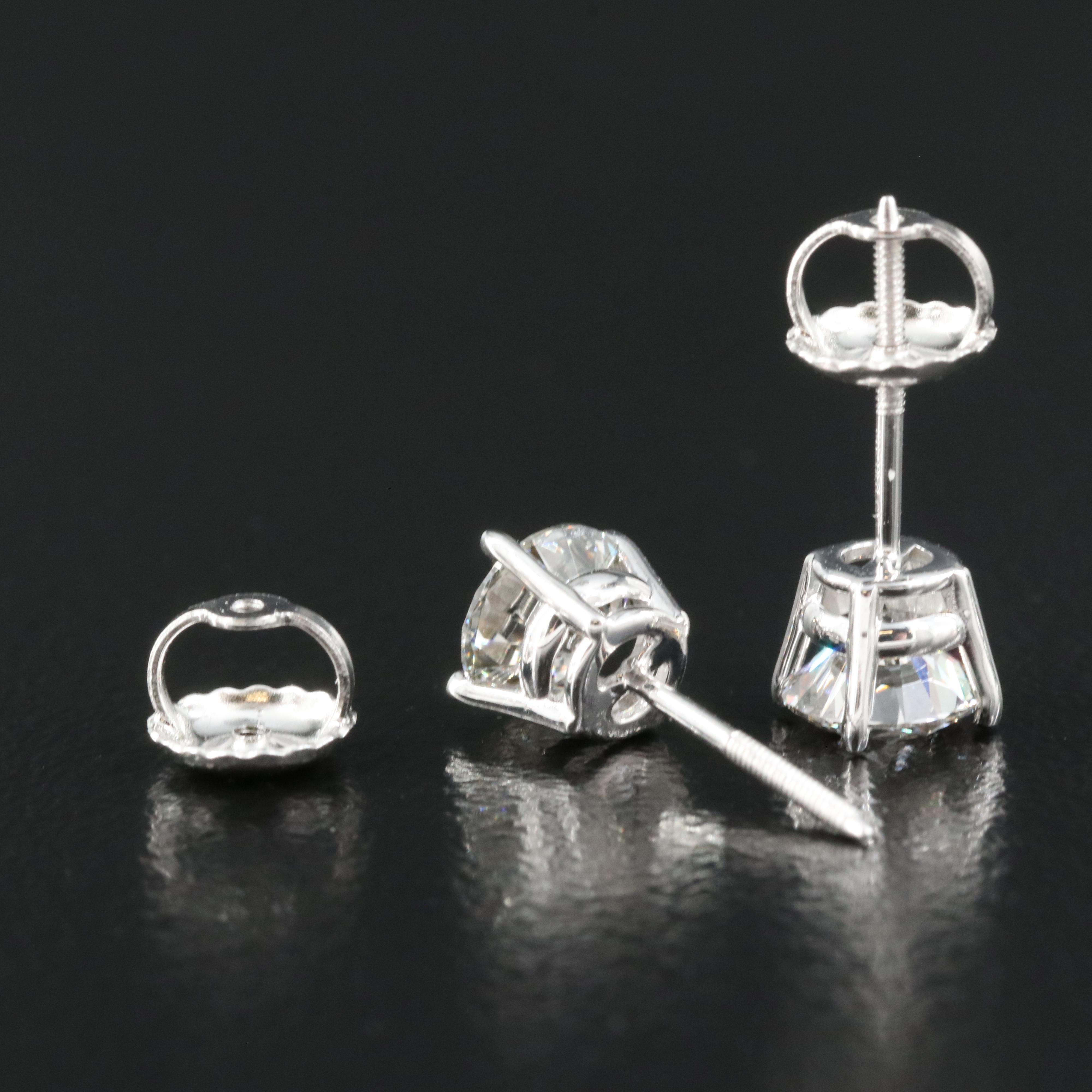 14K 1.11 CTW Lab Grown Diamond Stud Earrings