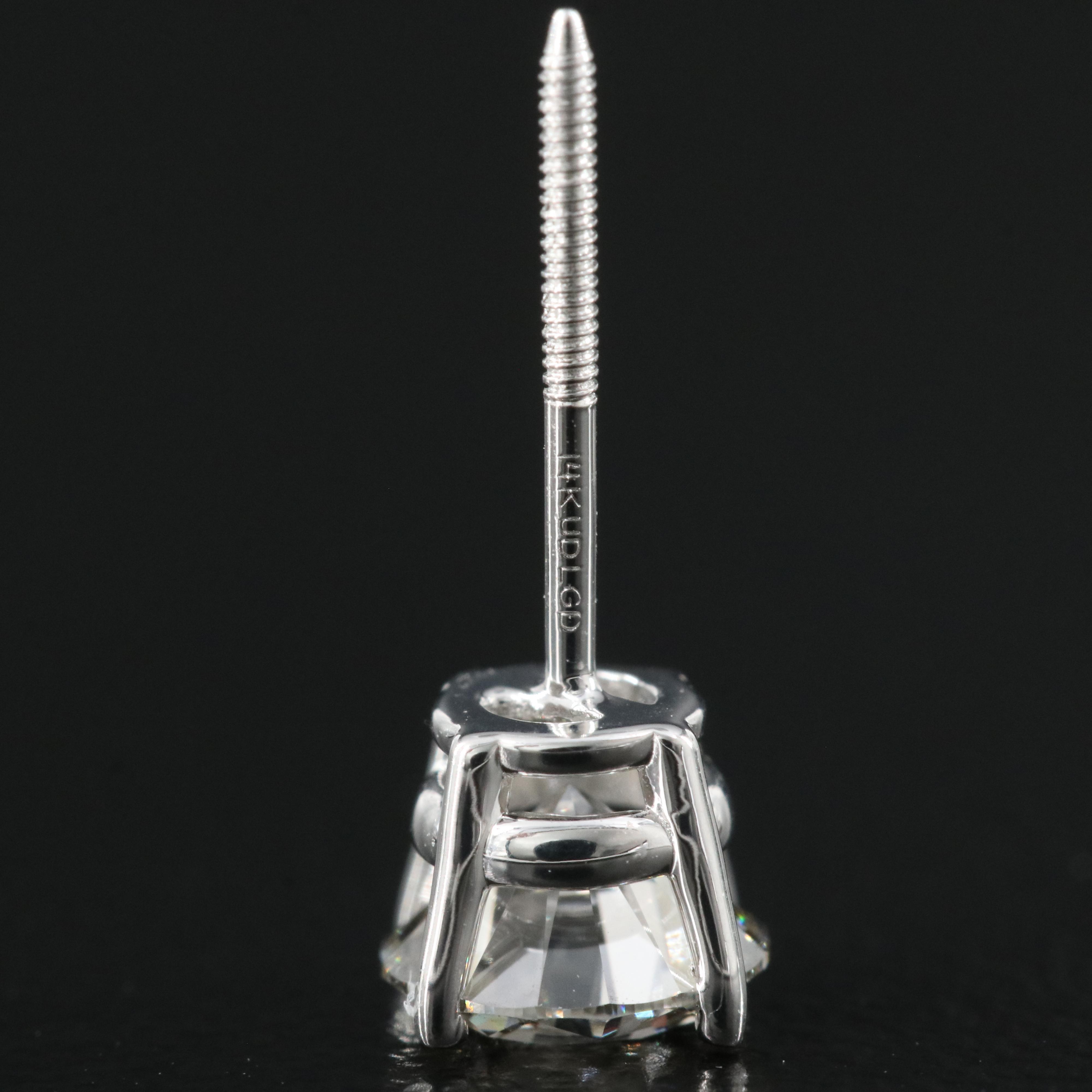 14K 1.11 CTW Lab Grown Diamond Stud Earrings