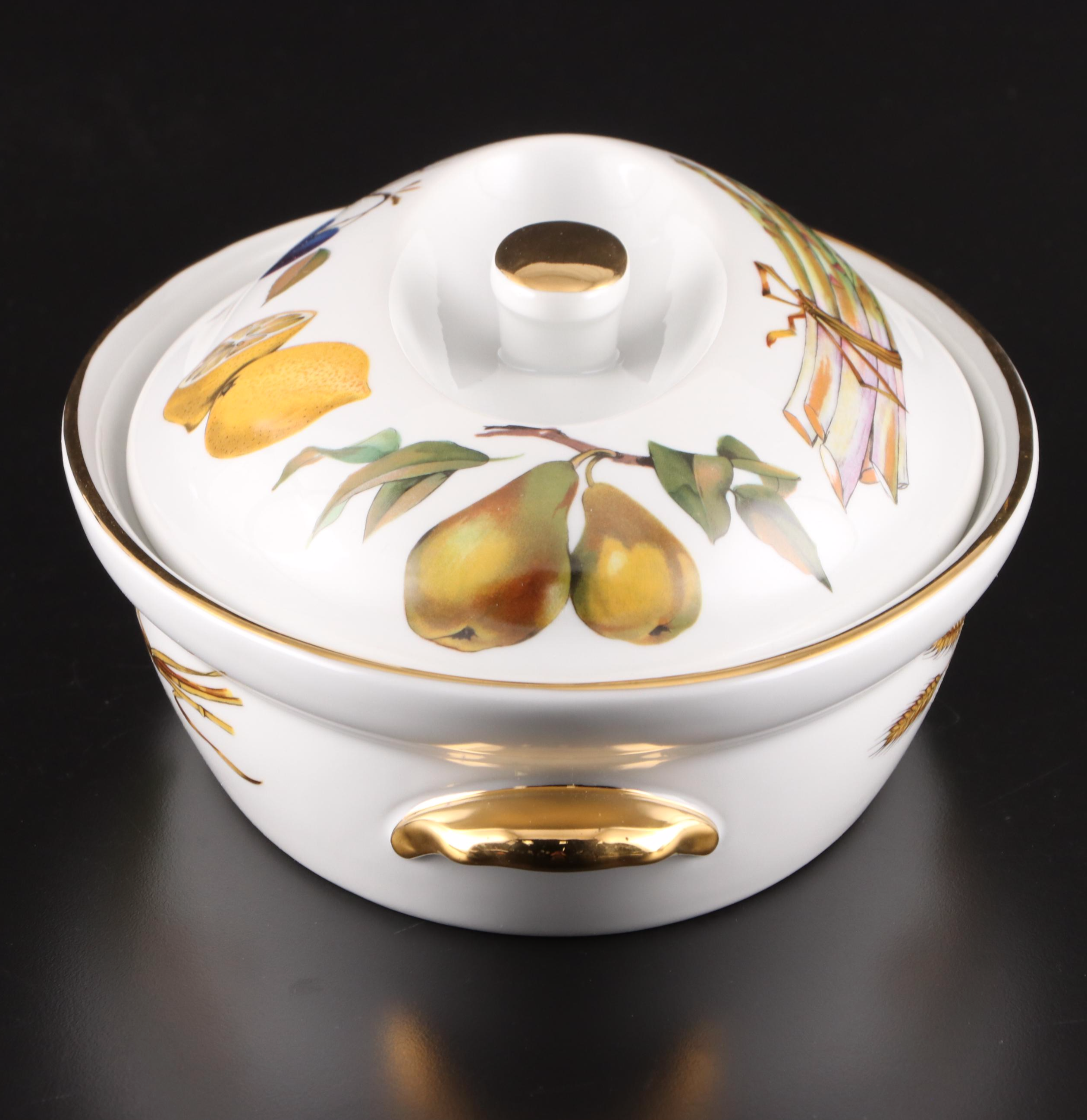 Royal Worcester "Evesham Gold" Porcelain Serveware