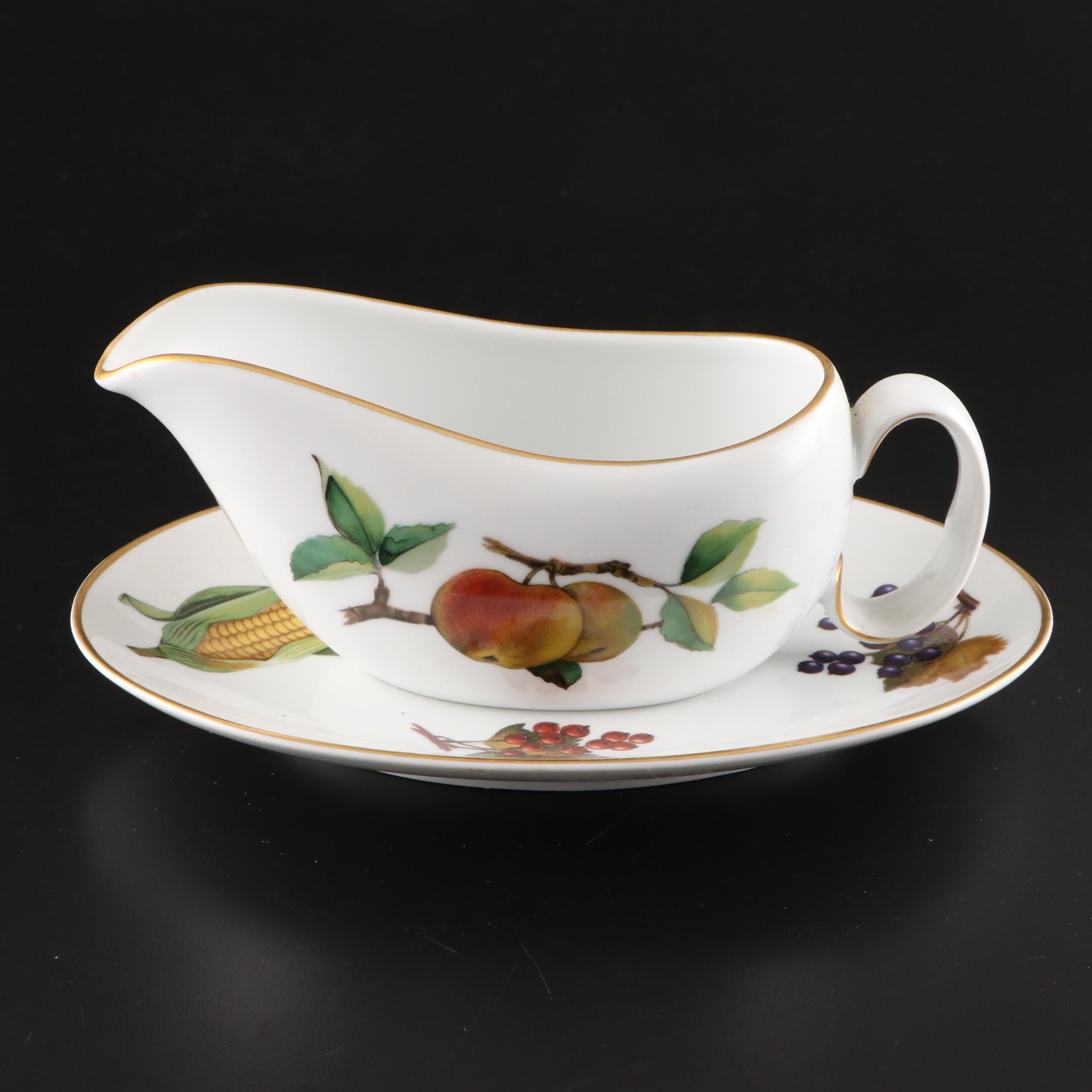 Royal Worcester "Evesham Gold" Porcelain Serveware