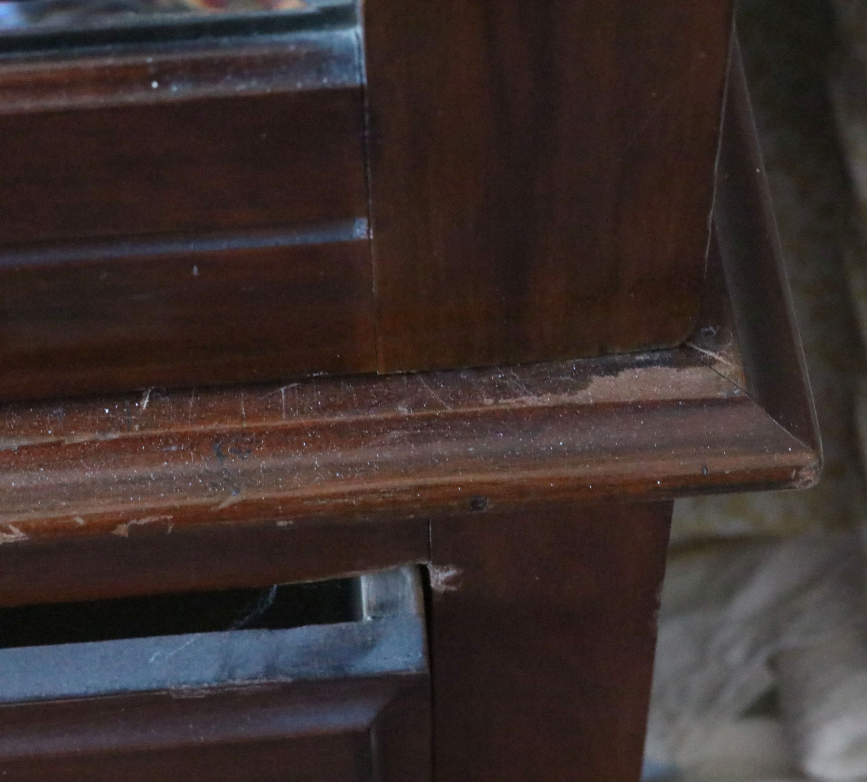 English Walnut Wardrobe, Early 20th Century