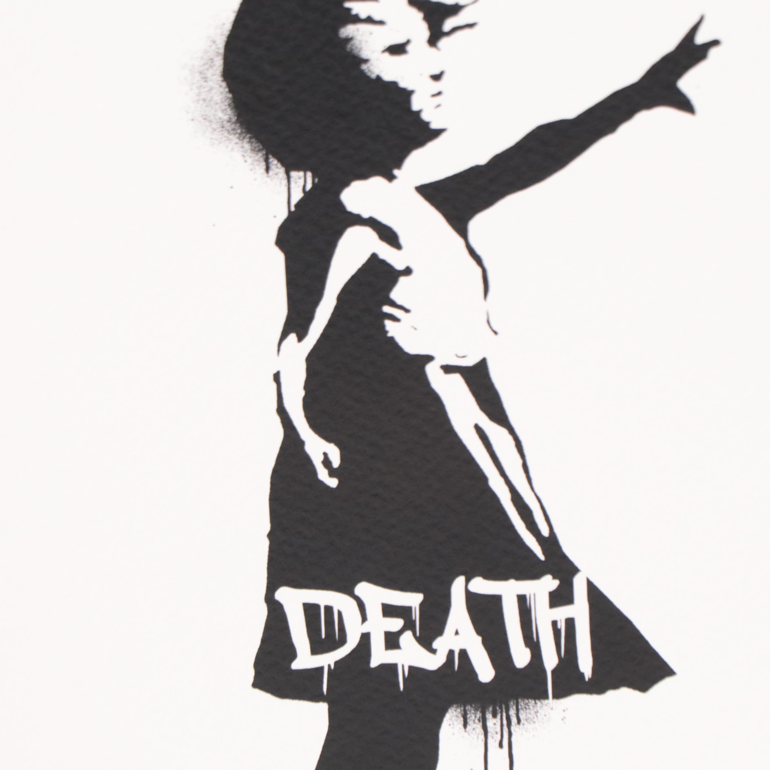 Death NYC Pop Art Graphic Print After Banksy "Balloon Girl," 2020