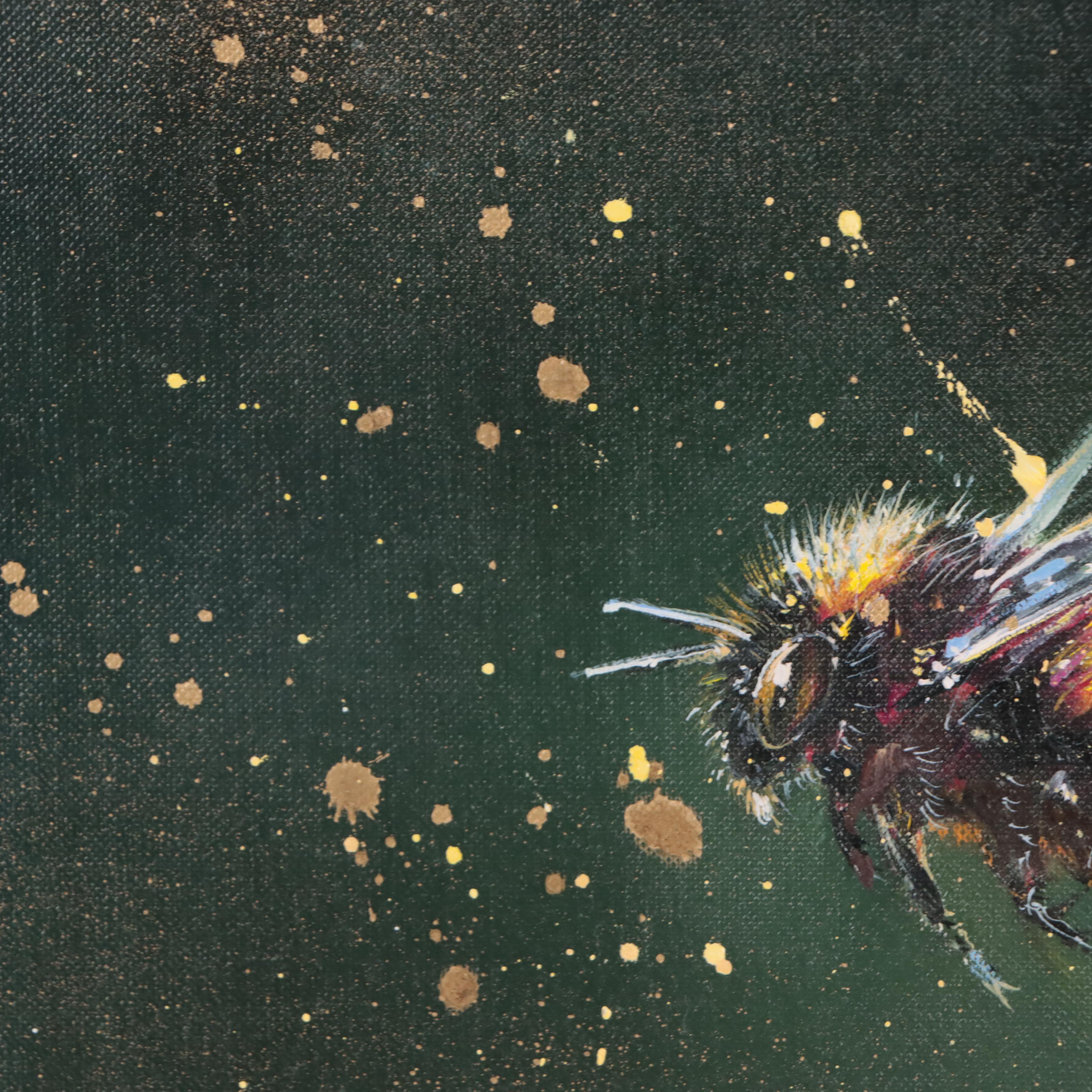 Inga Kovalenko Oil Painting of Bee, 2022