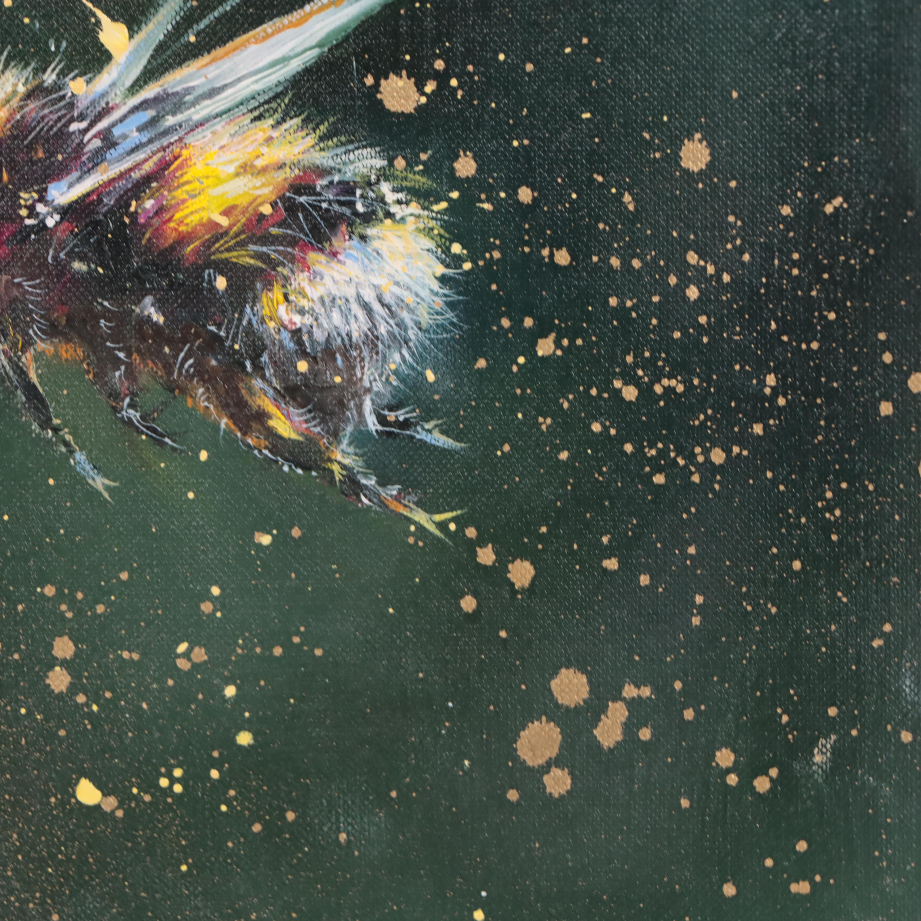 Inga Kovalenko Oil Painting of Bee, 2022