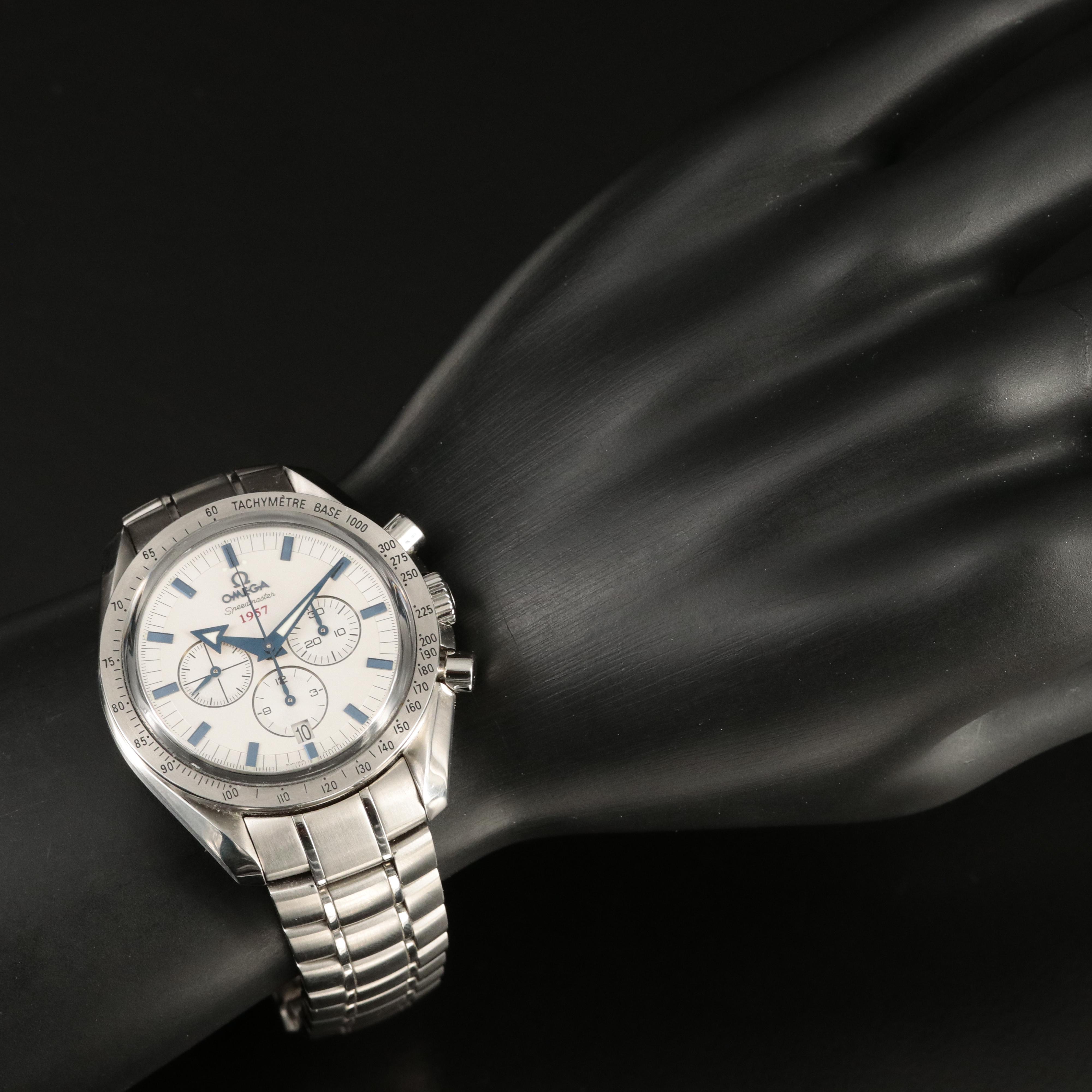Omega Speedmaster 1957 "Broad Arrow" Chronograph Watch