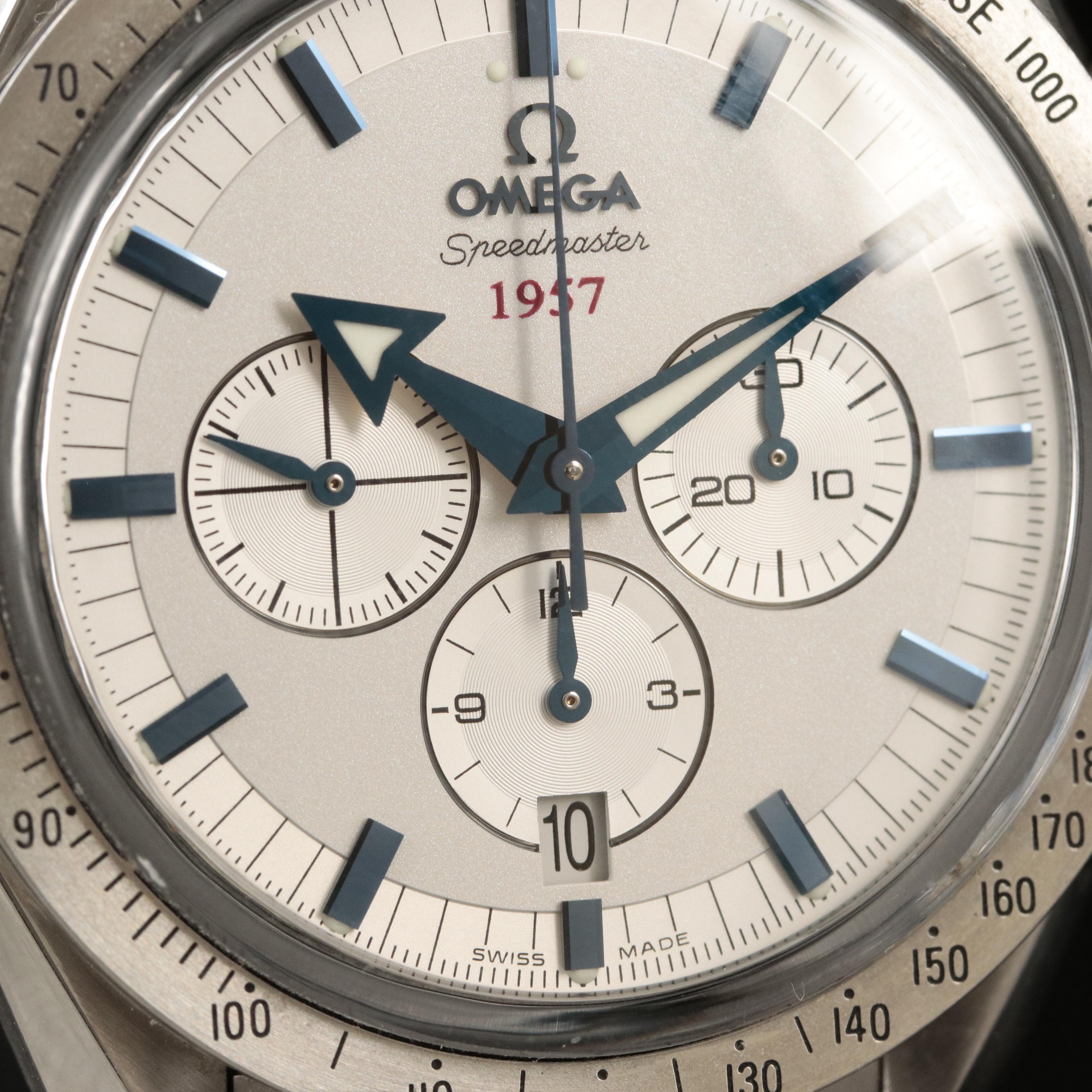 Omega Speedmaster 1957 "Broad Arrow" Chronograph Watch