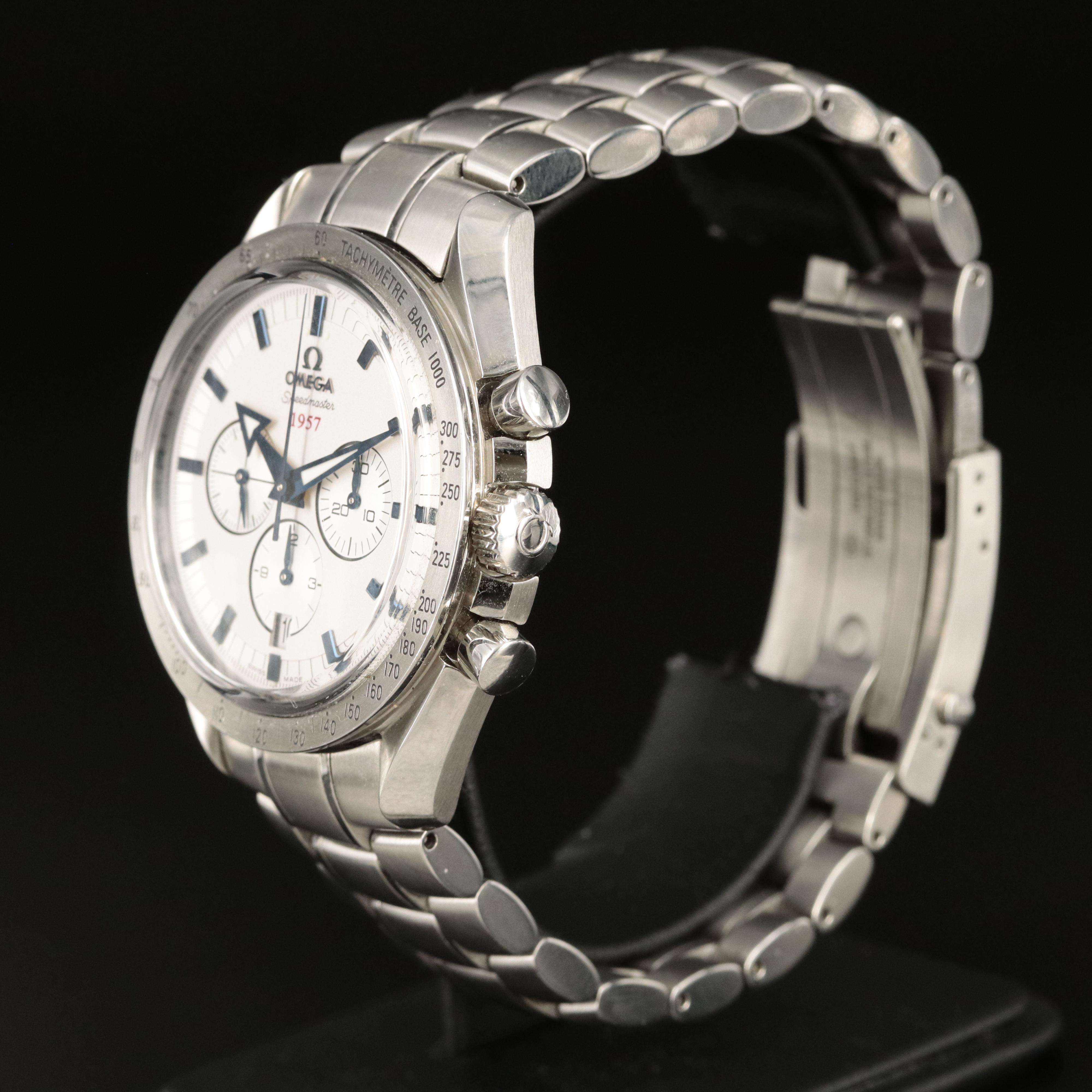 Omega Speedmaster 1957 "Broad Arrow" Chronograph Watch