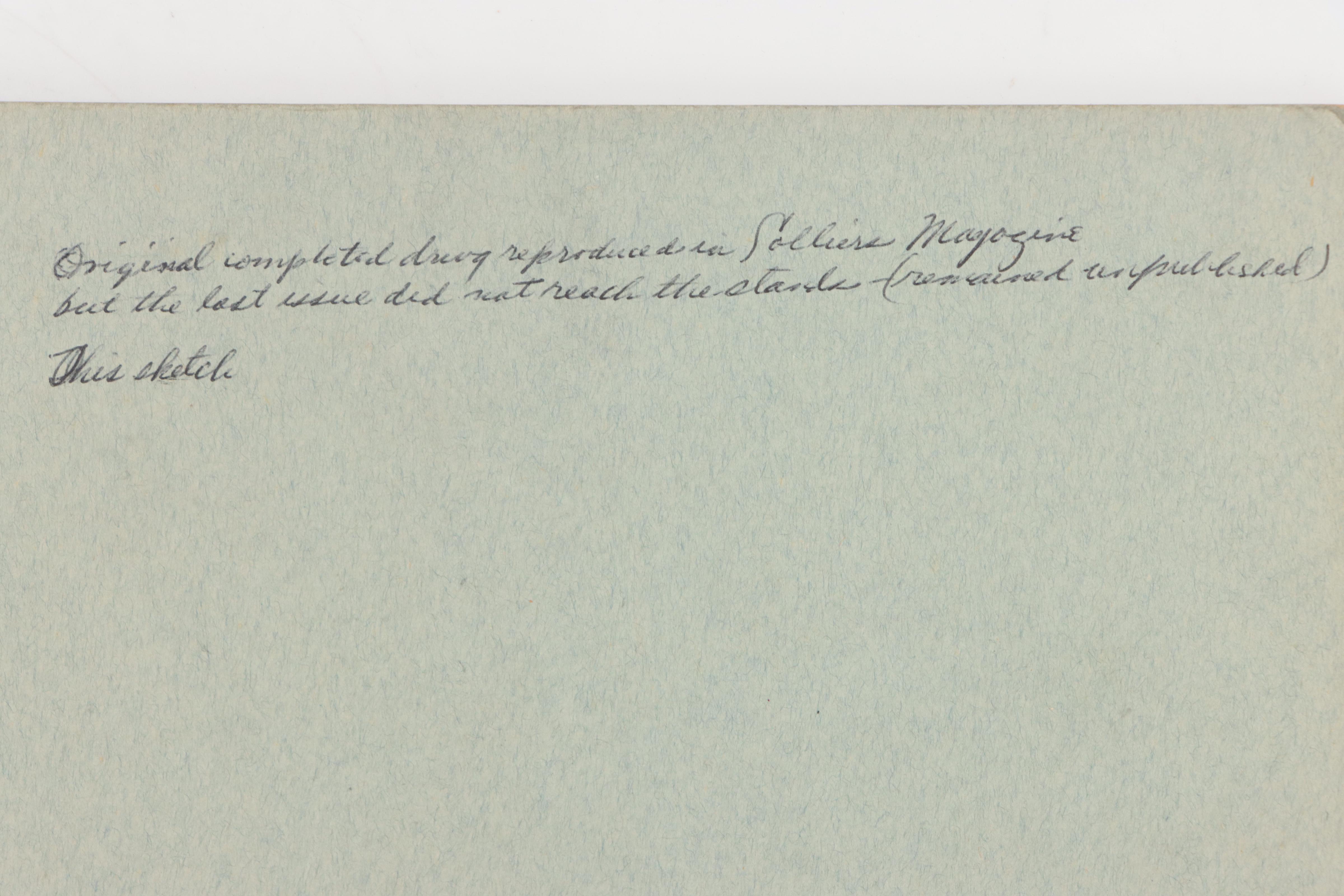 Lynd Ward Gouache Painting of Prehistoric Mammal Scene