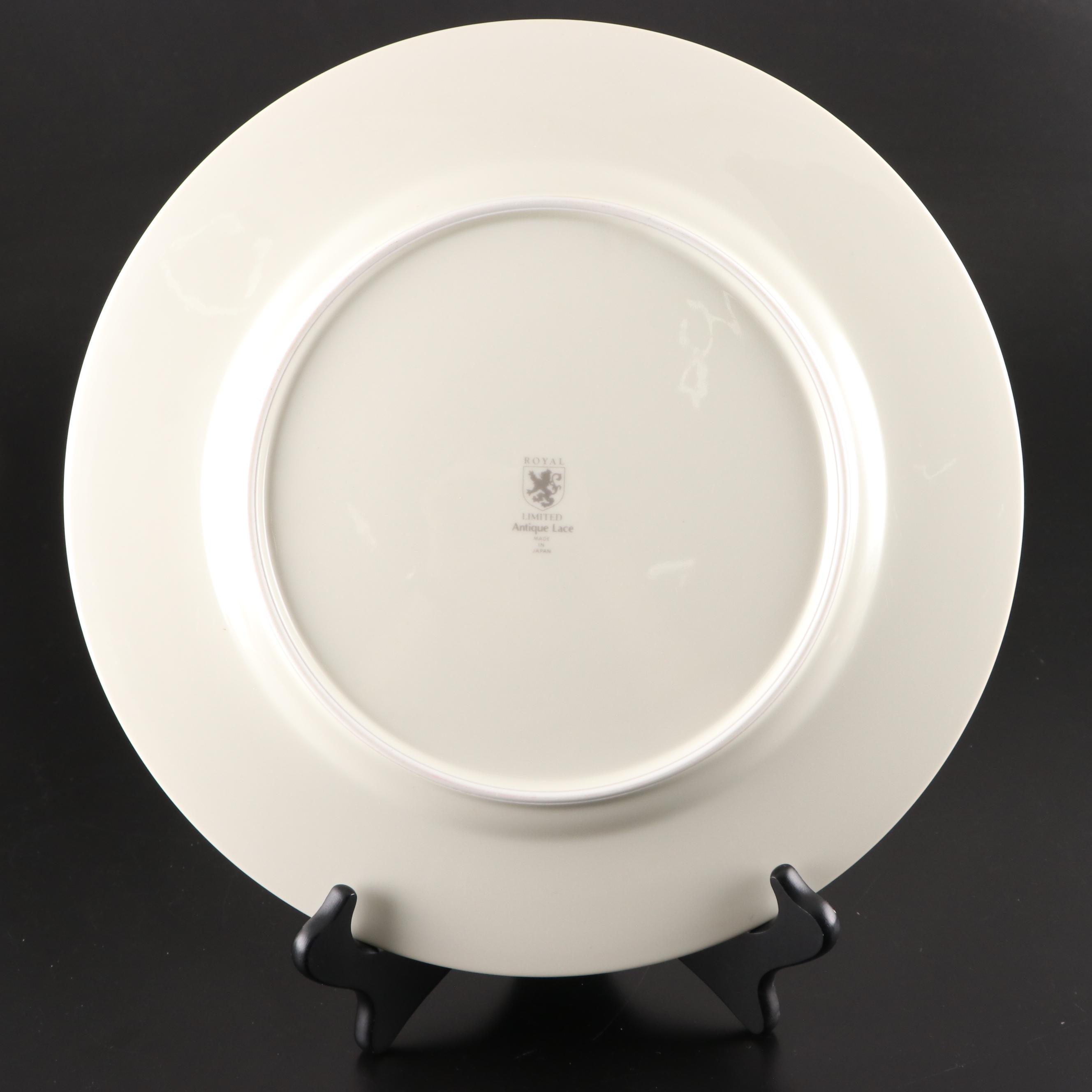 Royal Limited "Antique Lace" Dinnerware with Saxon China Covered Bowl