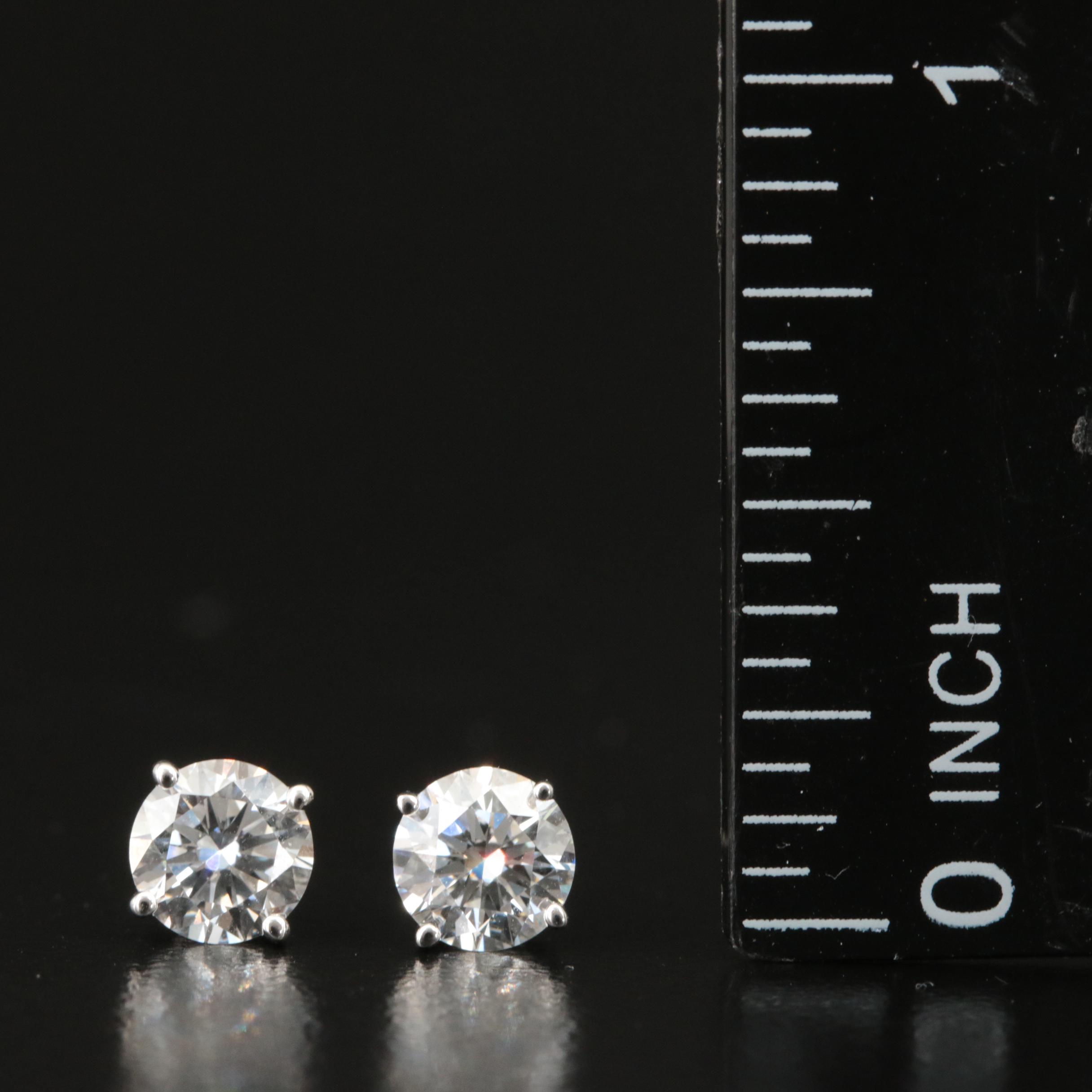14K 1.30 CTW Lab Grown Diamond Stud Earrings