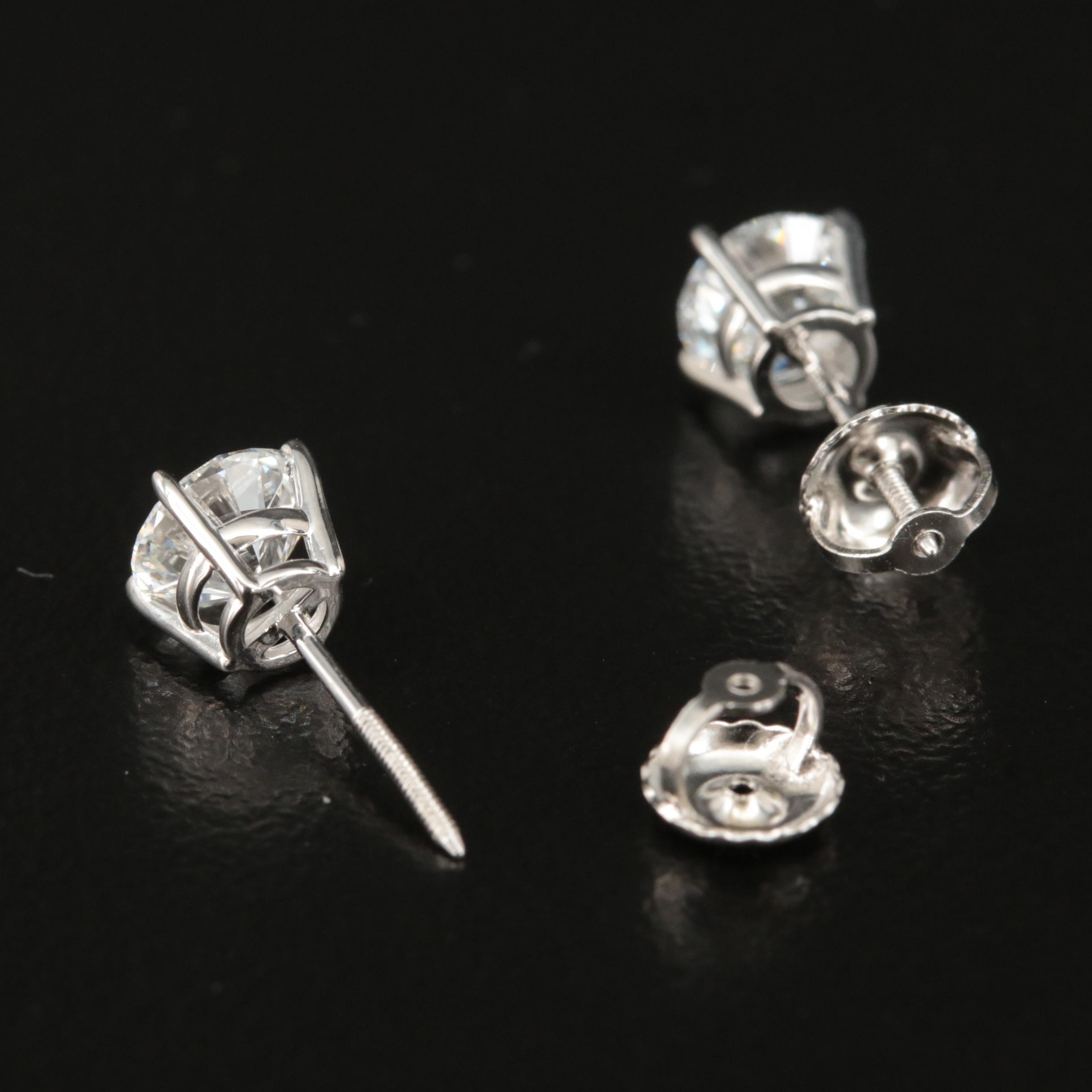 14K 1.30 CTW Lab Grown Diamond Stud Earrings