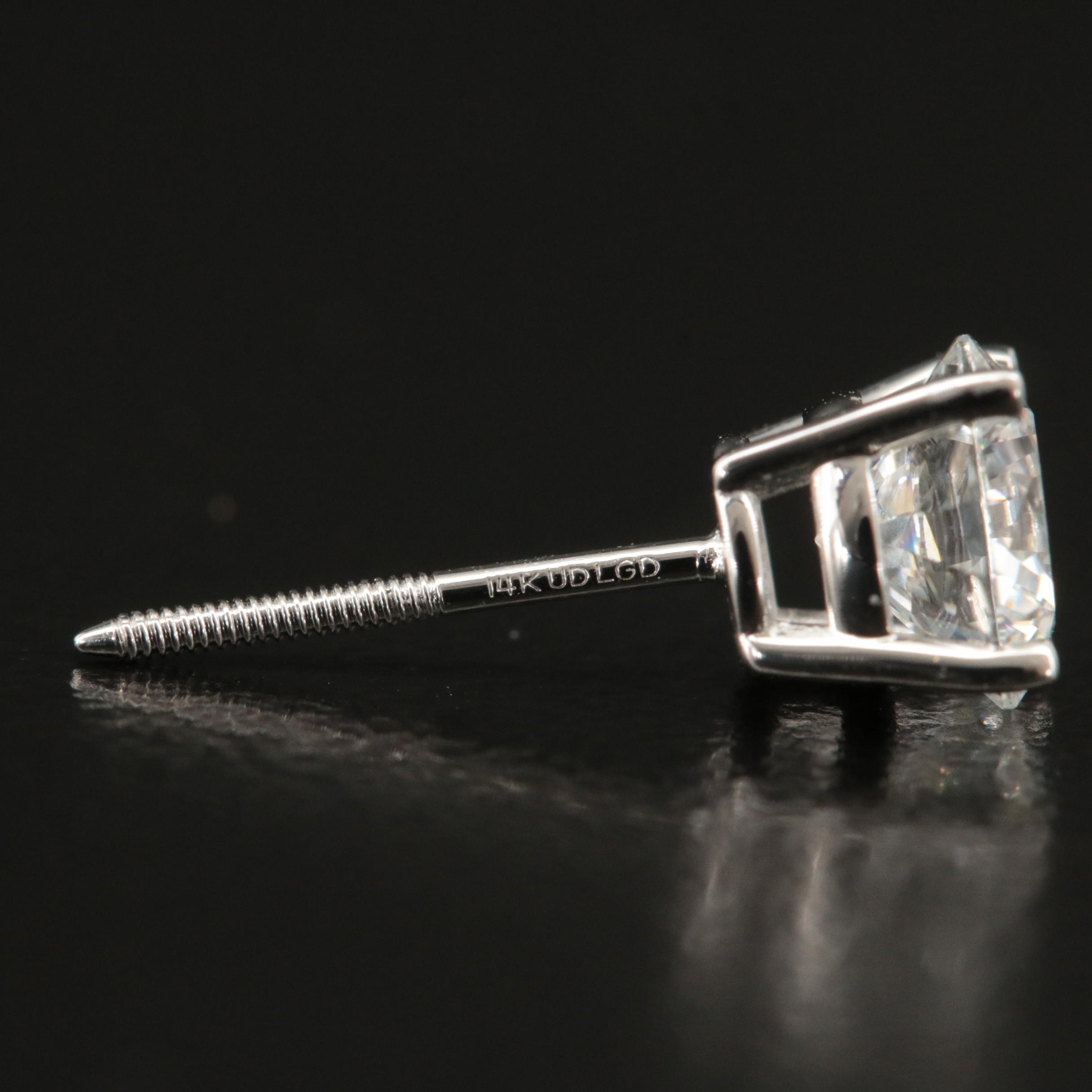 14K 1.30 CTW Lab Grown Diamond Stud Earrings