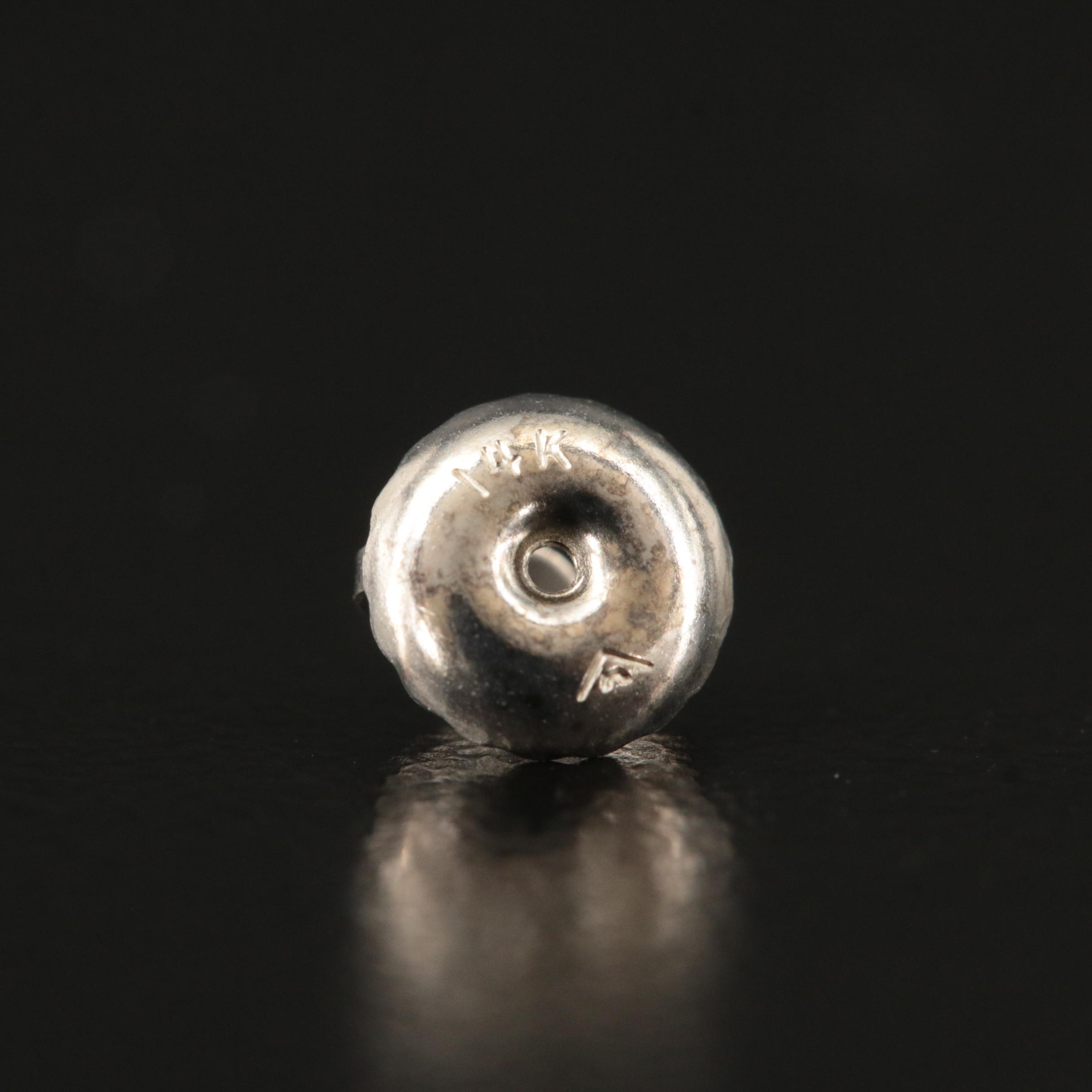 14K 1.02 CTW Lab Grown Diamond Stud Earrings