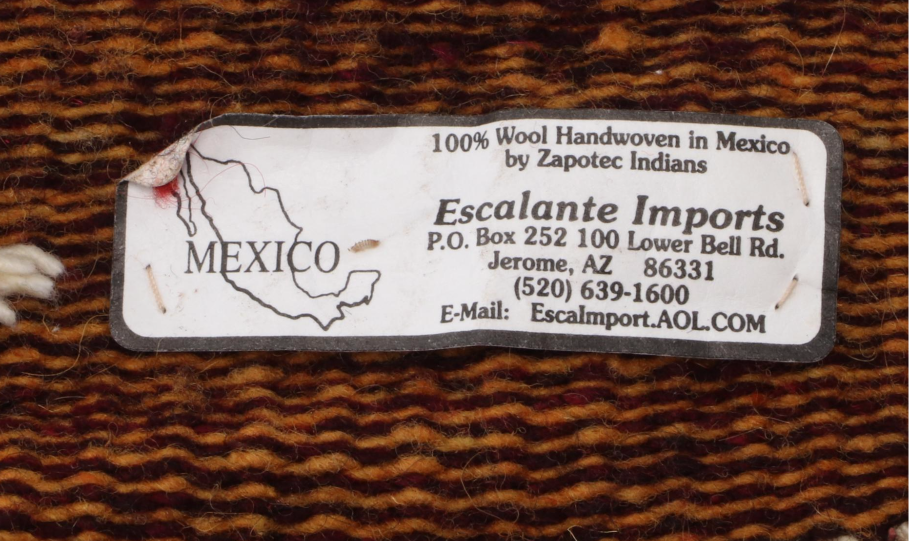 2'8 x 5' Handwoven Southwestern Chimayo Style Accent Rug