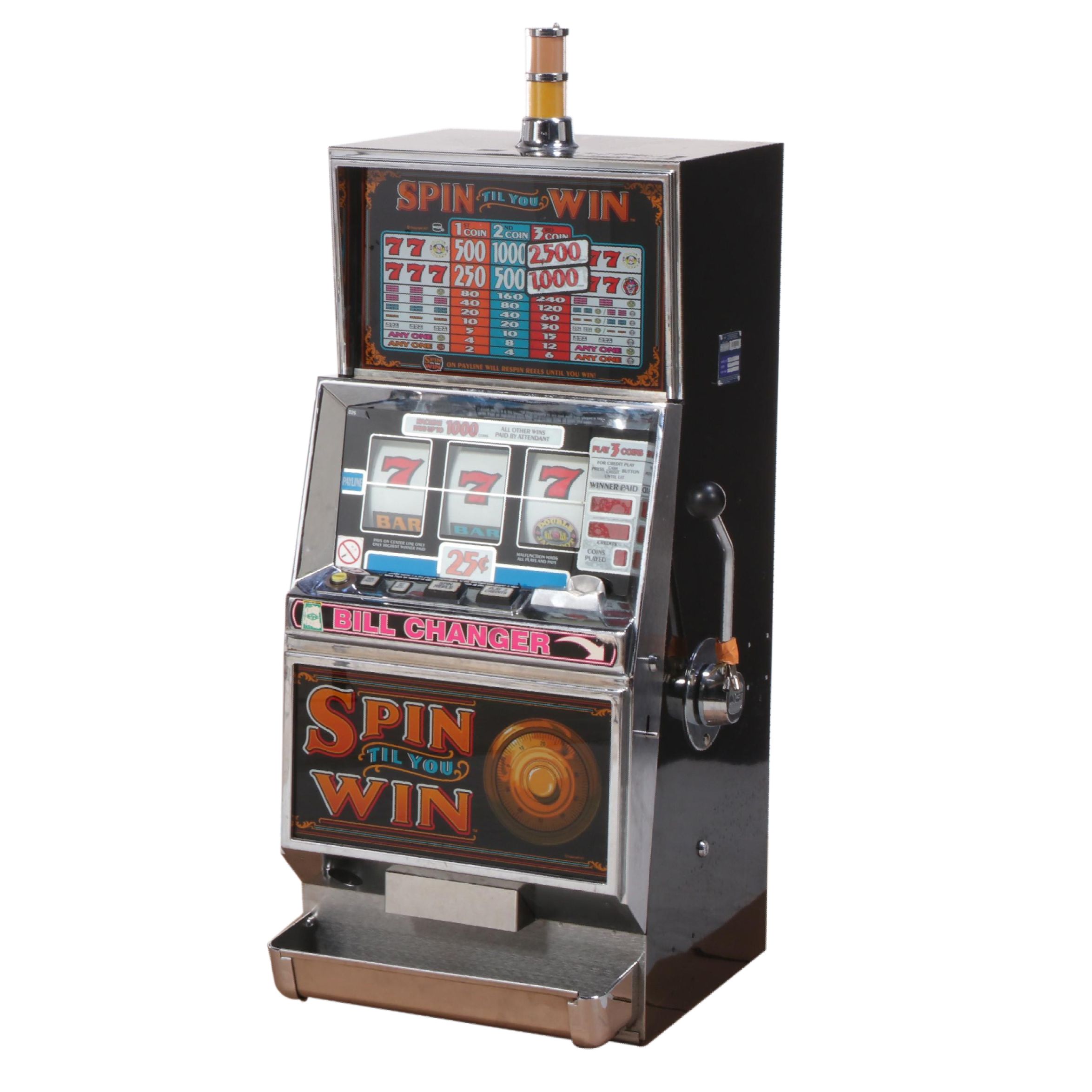 "Spin Til You Win" Slot Machine, 1993