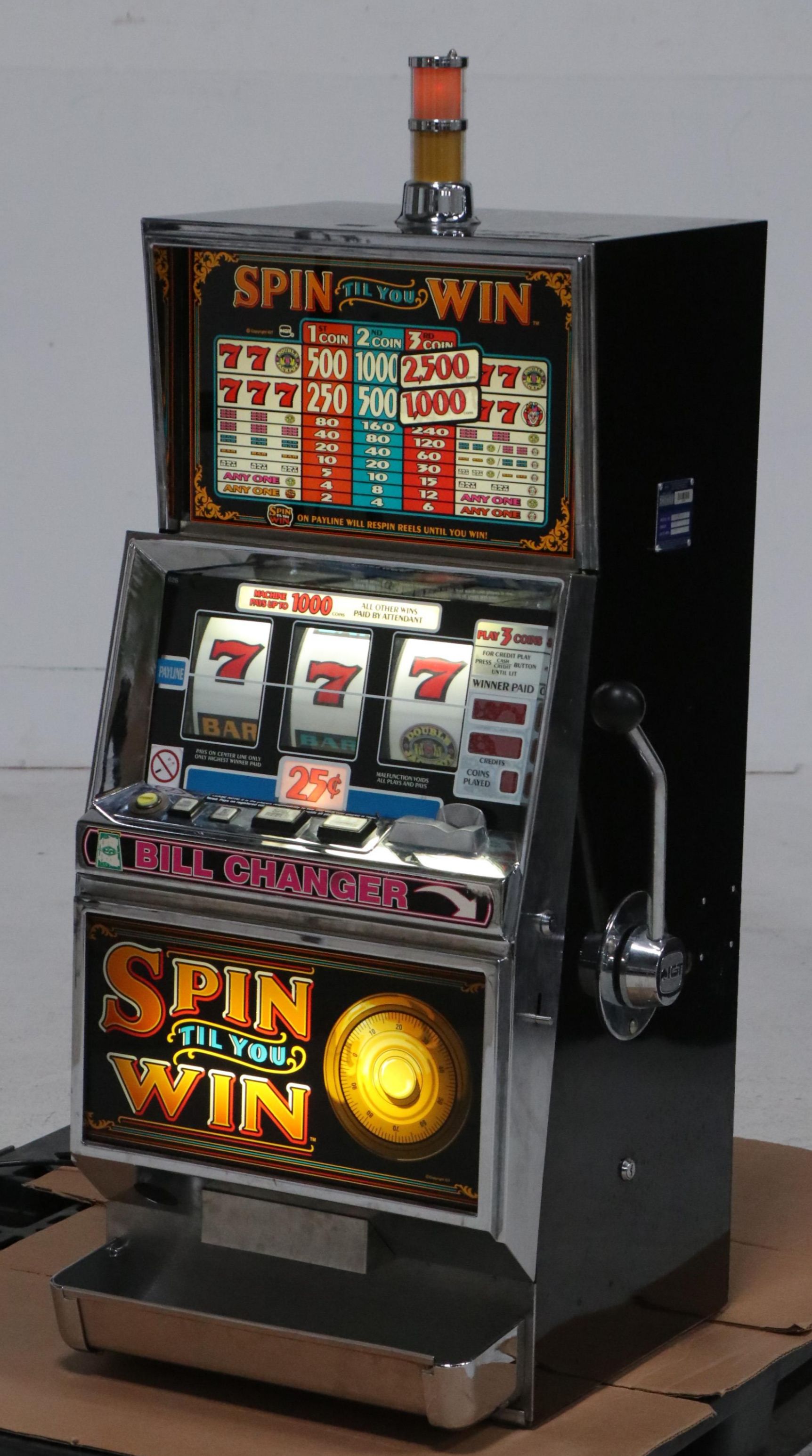 "Spin Til You Win" Slot Machine, 1993