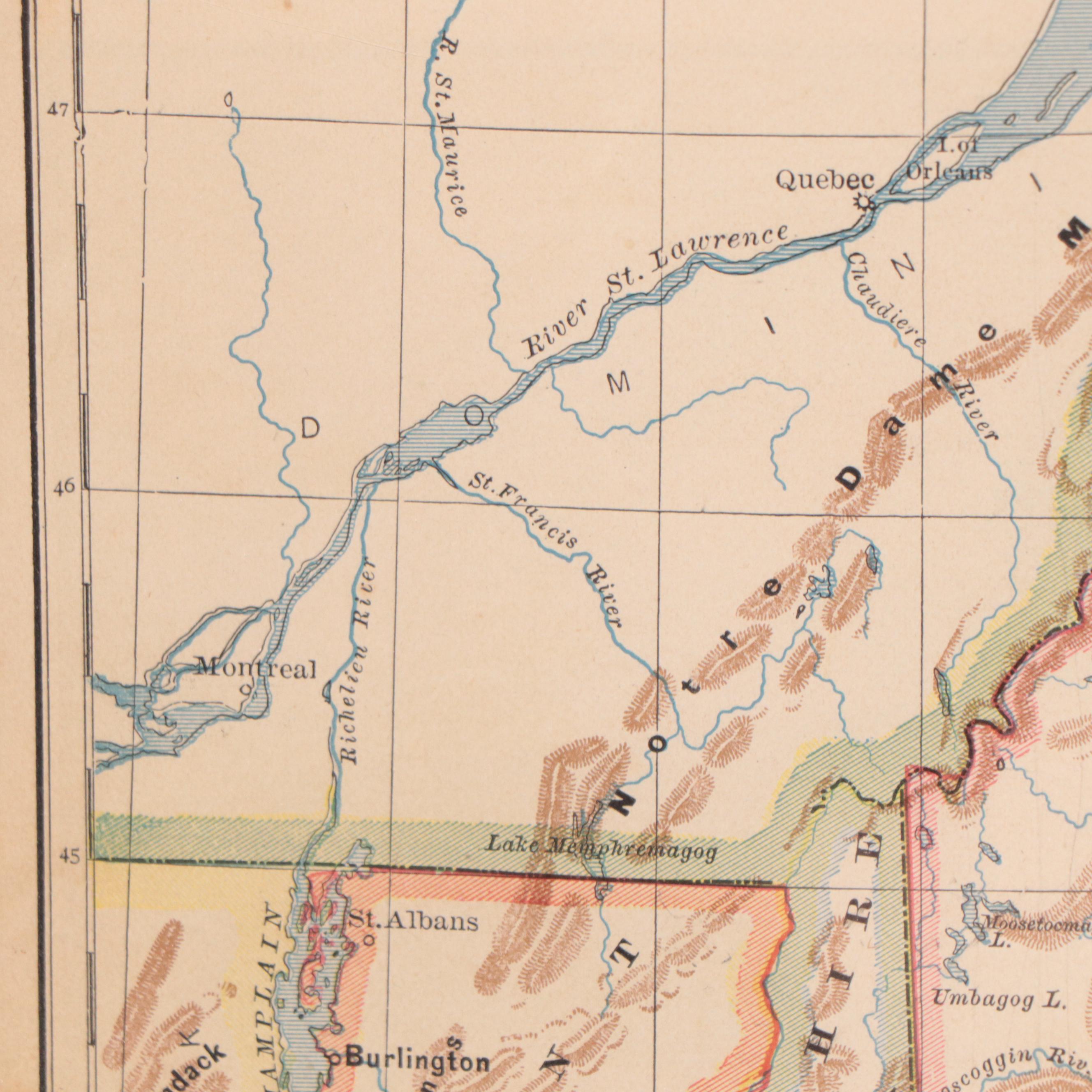 Matthews, Northrup & Co. Wax Engraving Map "The New England States"