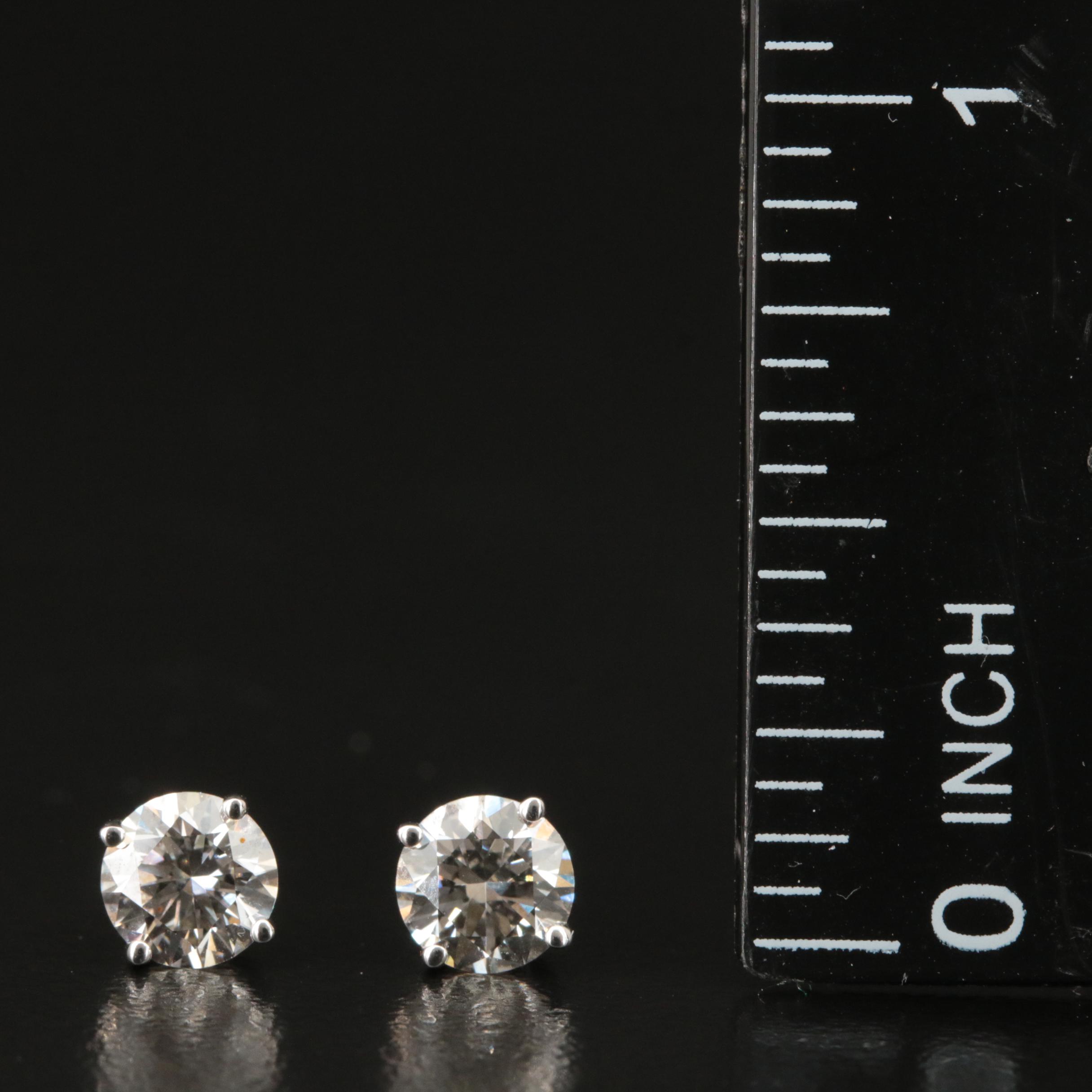 14K 1.16 CTW Lab Grown Diamond Stud Earring