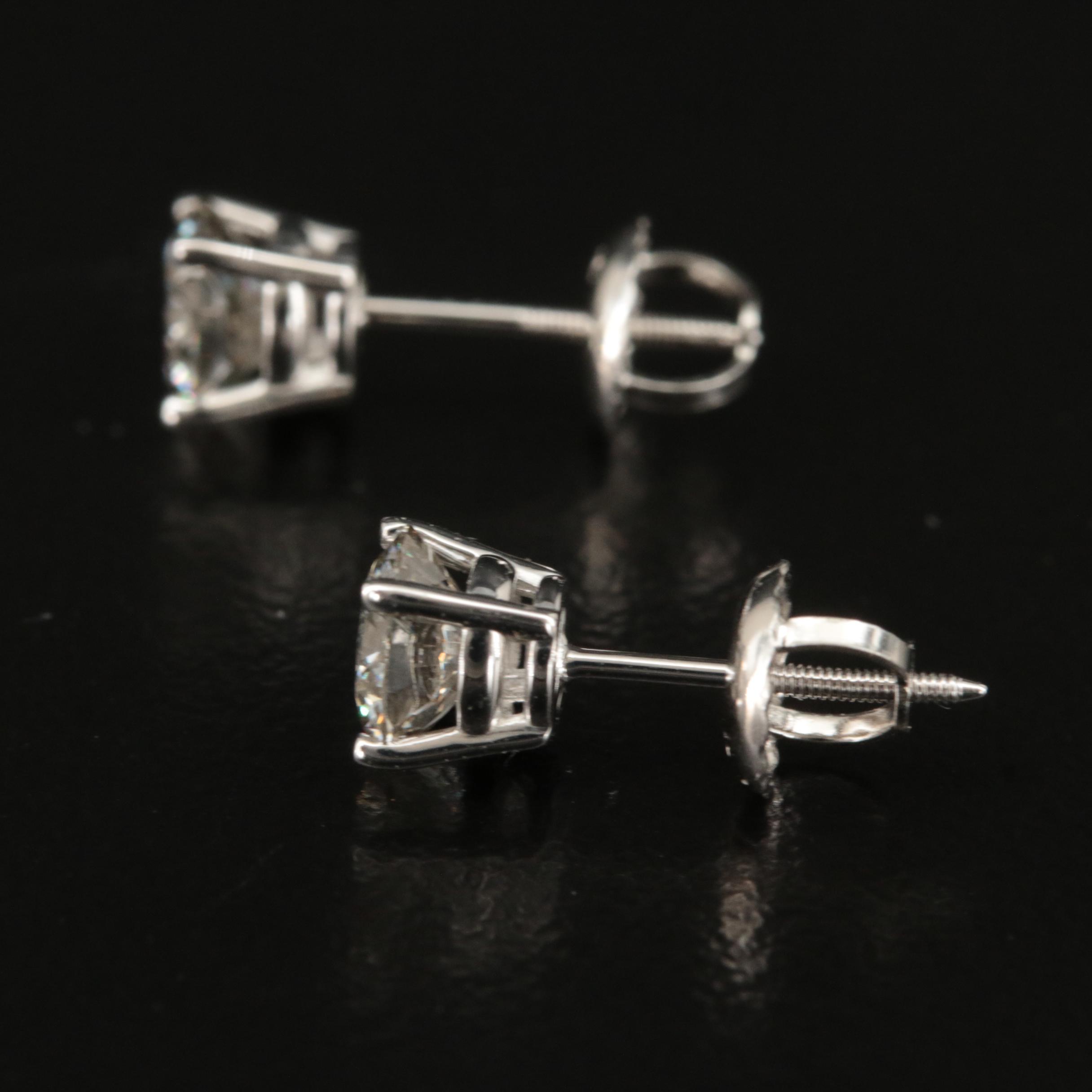 14K 1.16 CTW Lab Grown Diamond Stud Earring
