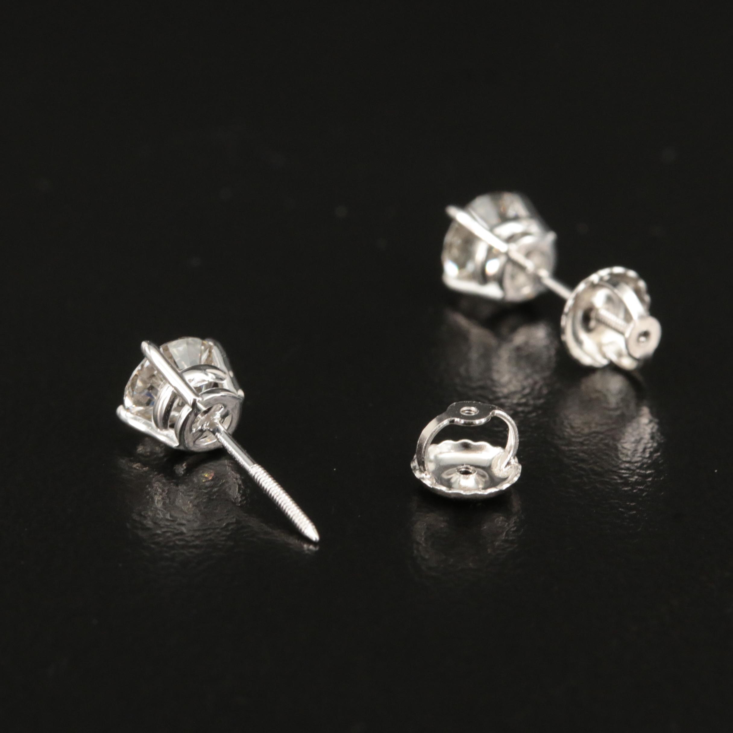 14K 1.16 CTW Lab Grown Diamond Stud Earring