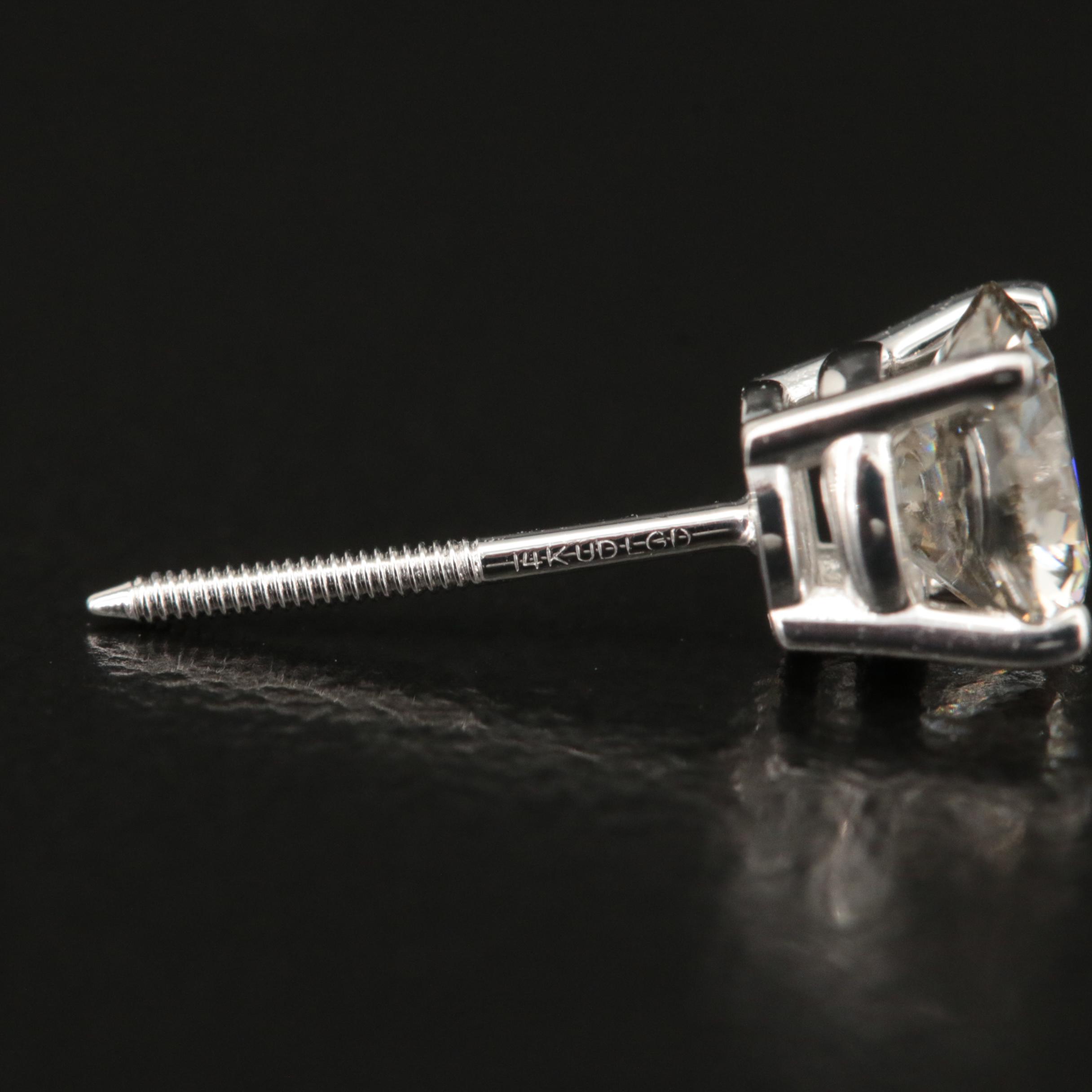 14K 1.16 CTW Lab Grown Diamond Stud Earring