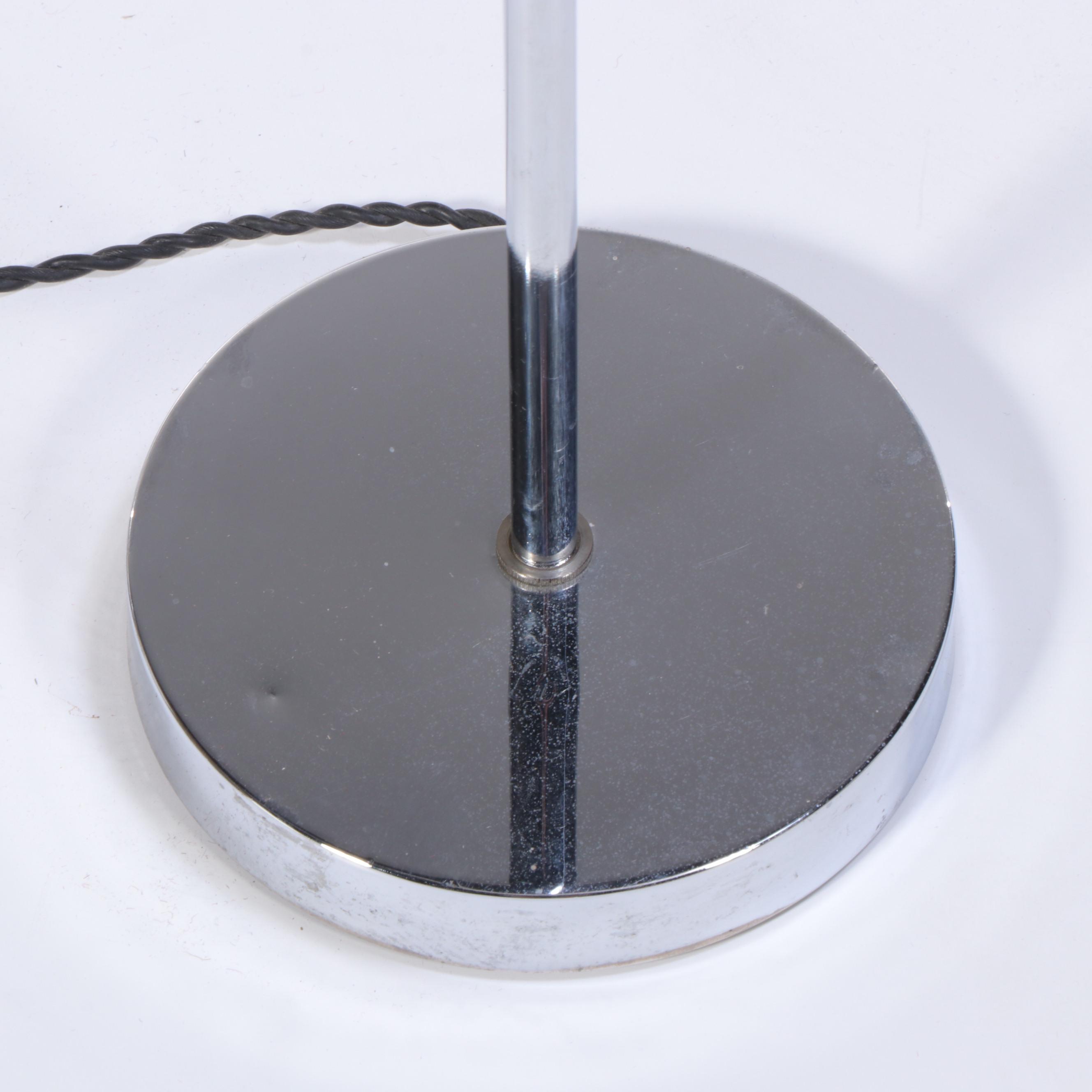 Sonneman Chromed Metal Pharmacy Floor Lamp, Mid-20th Century