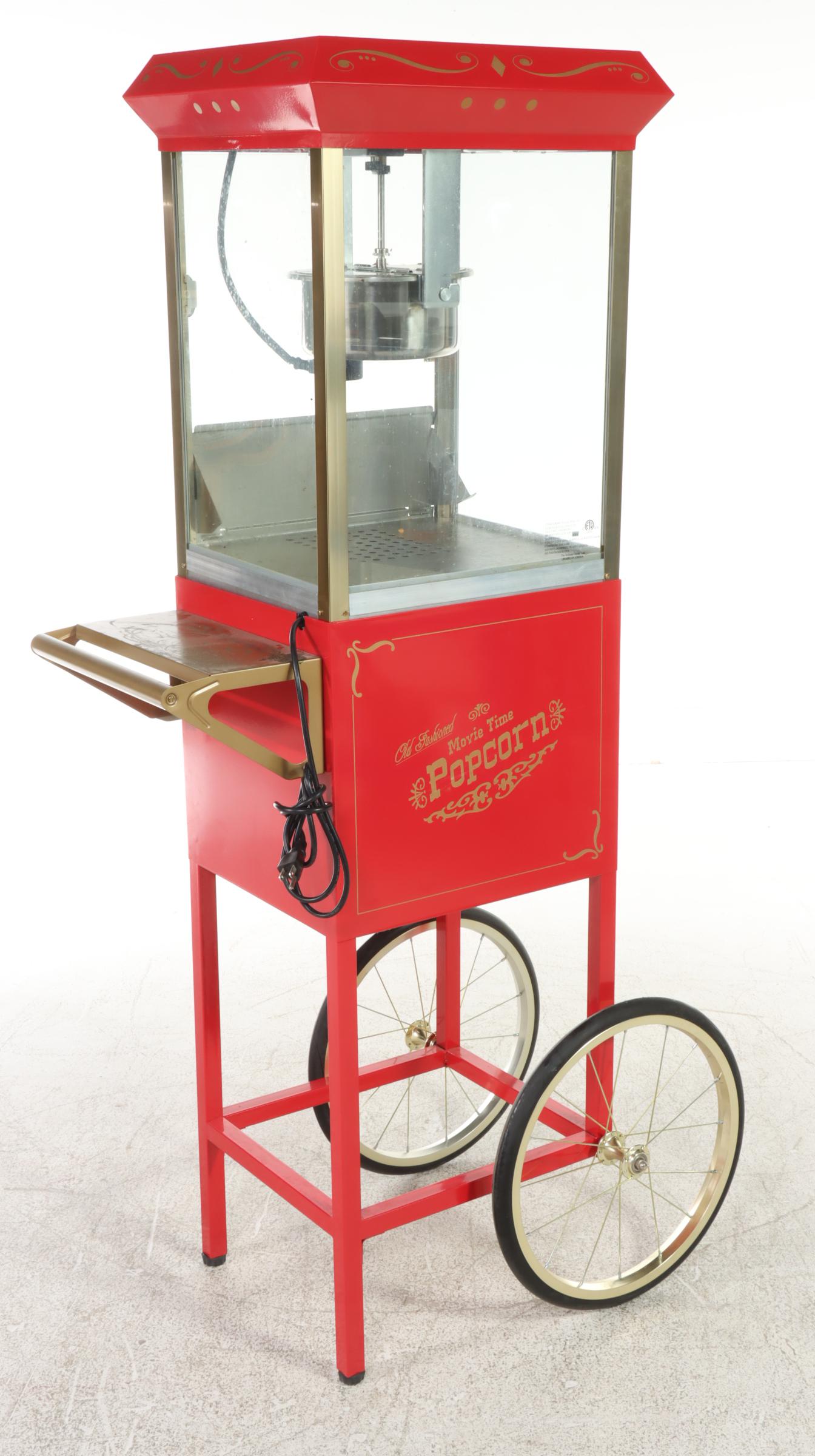Nostalgia Electrics "Old Fashioned Movie Time" Popcorn Cart