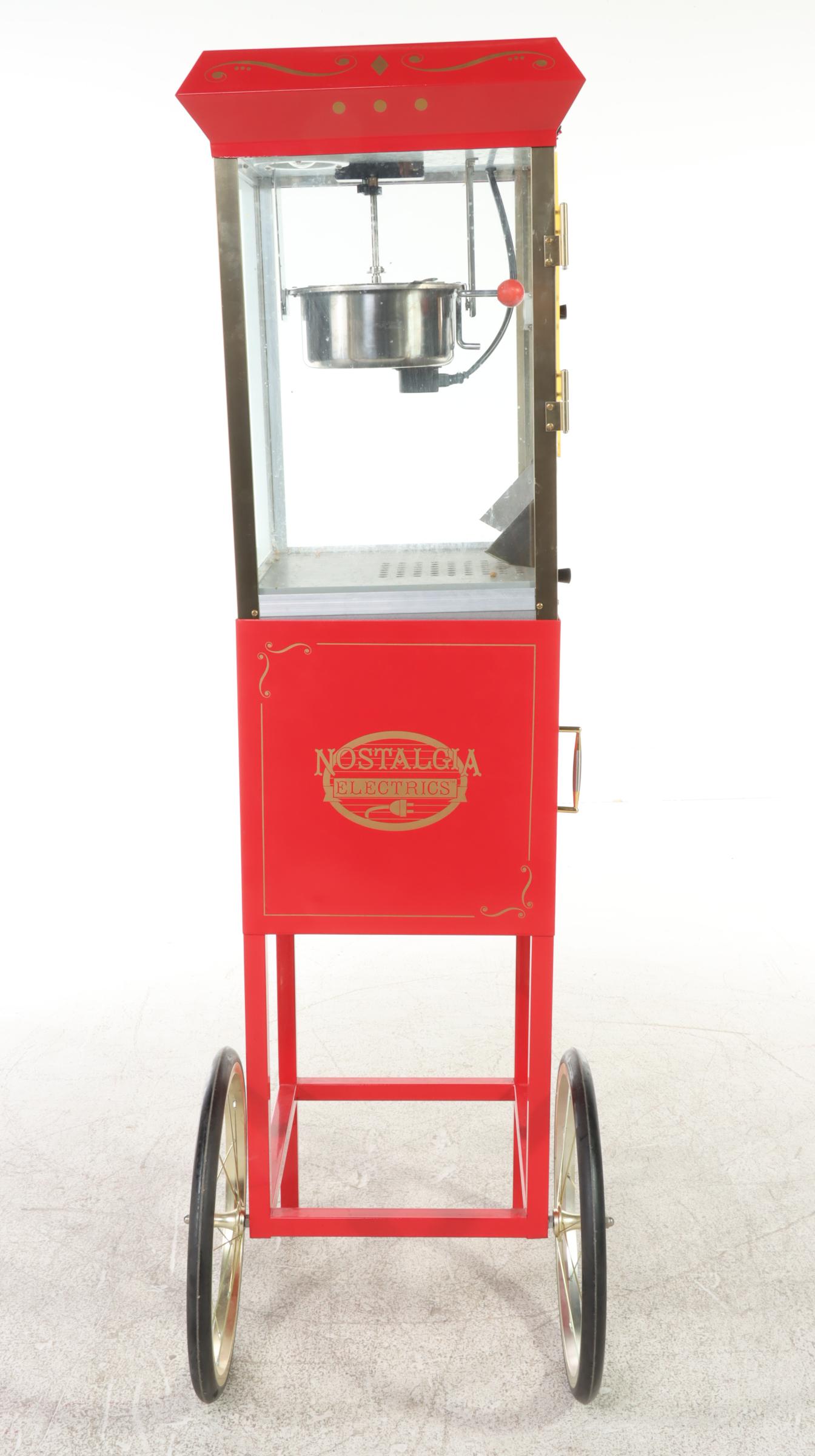 Nostalgia Electrics "Old Fashioned Movie Time" Popcorn Cart
