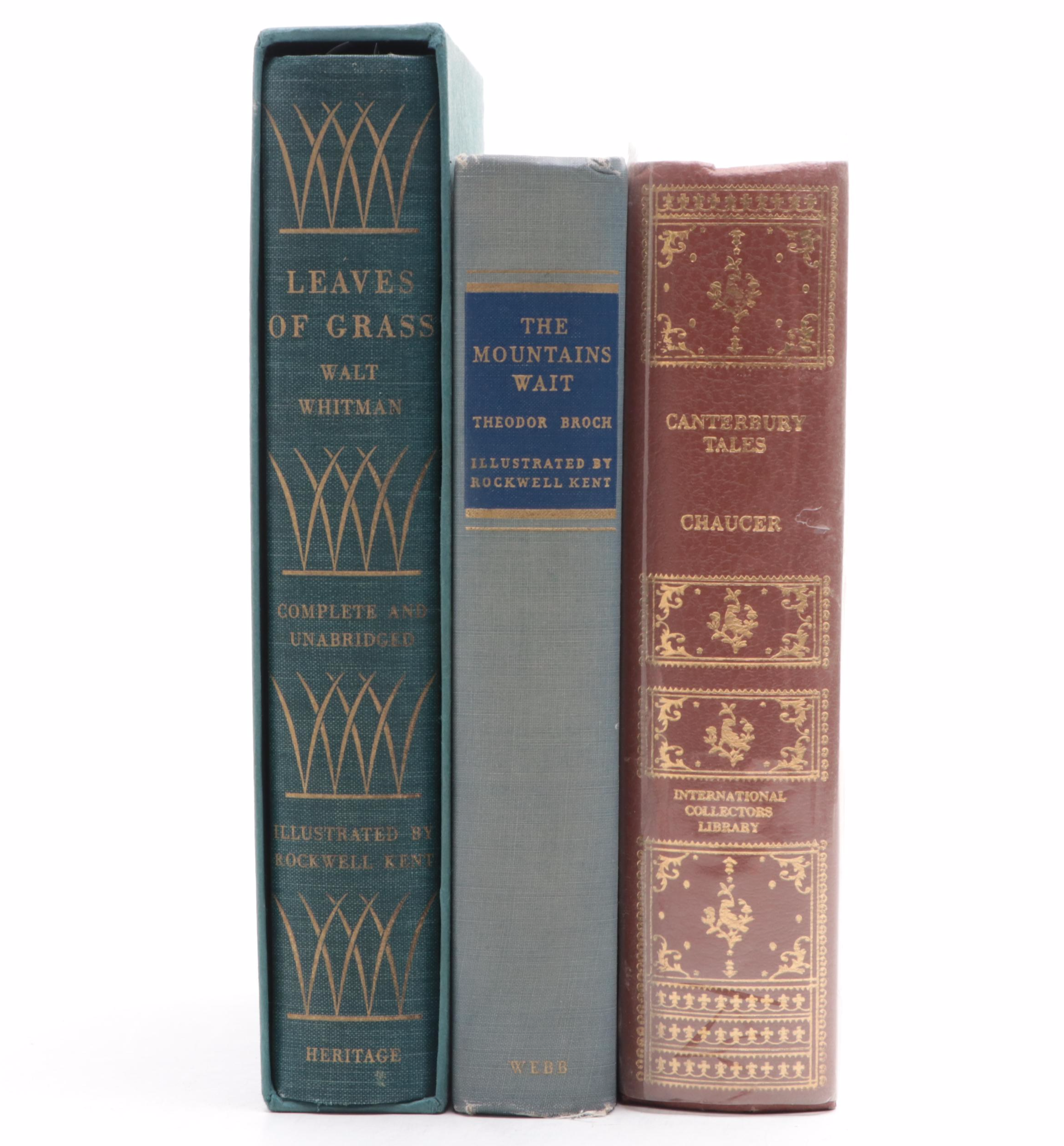 Rockwell Kent Illustrated "Leaves of Grass" by Walt Whitman and More