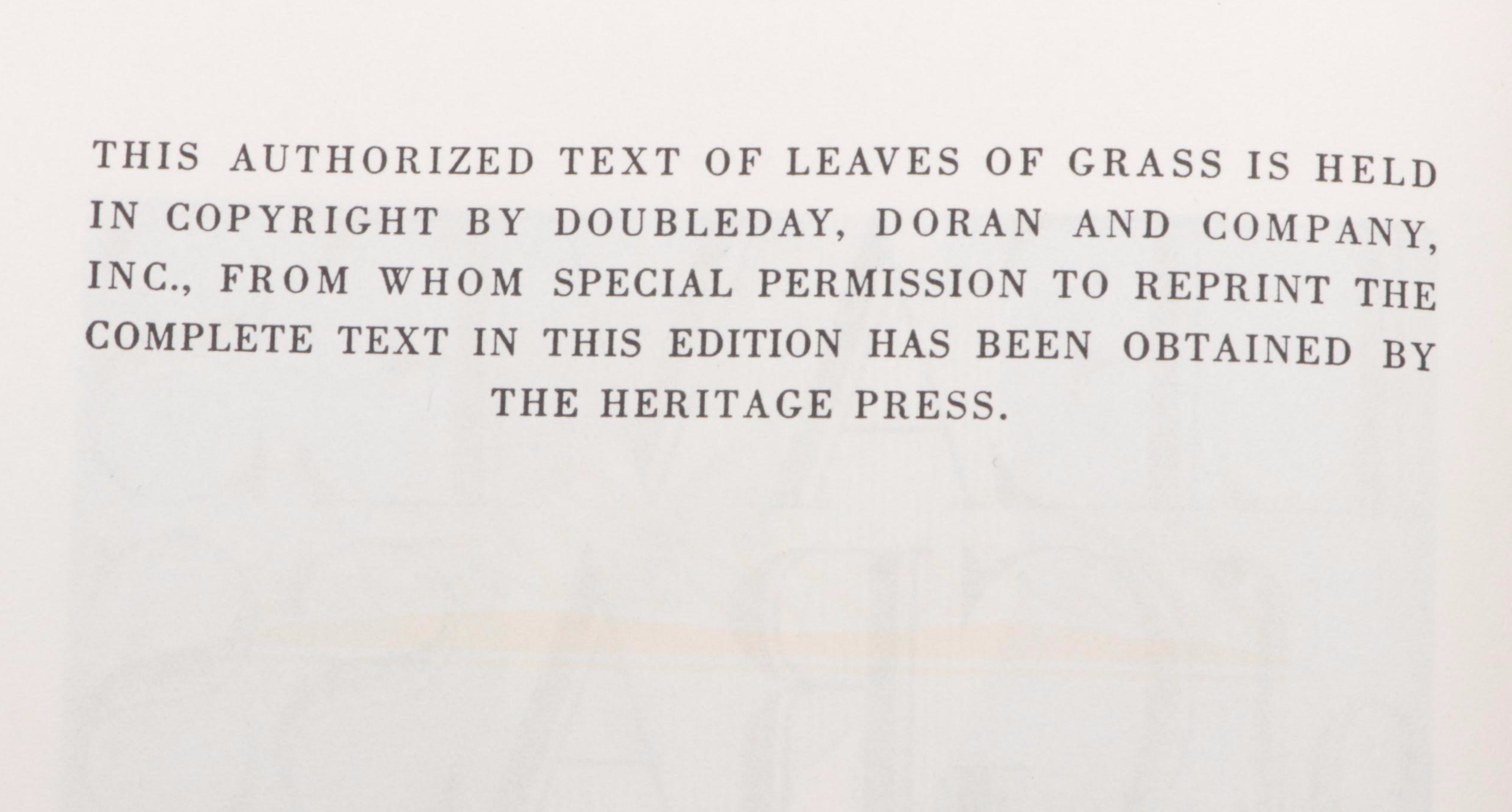 Rockwell Kent Illustrated "Leaves of Grass" by Walt Whitman and More