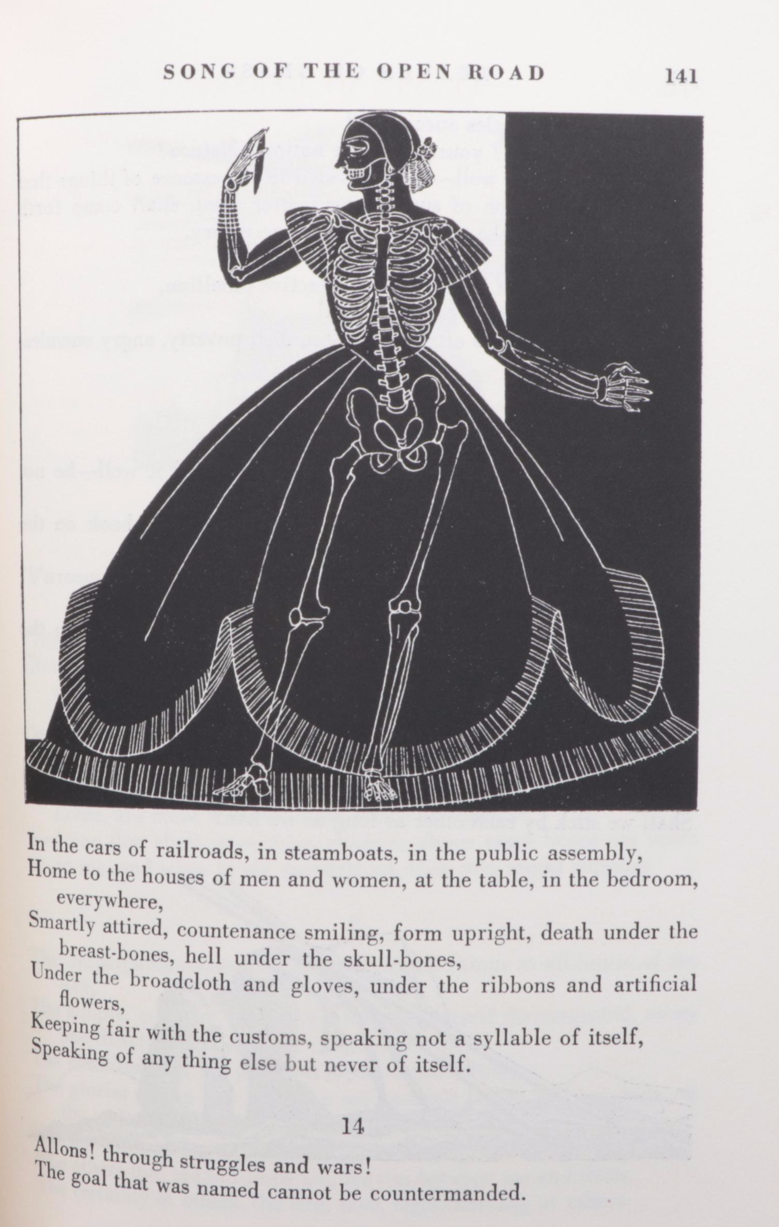 Rockwell Kent Illustrated "Leaves of Grass" by Walt Whitman and More