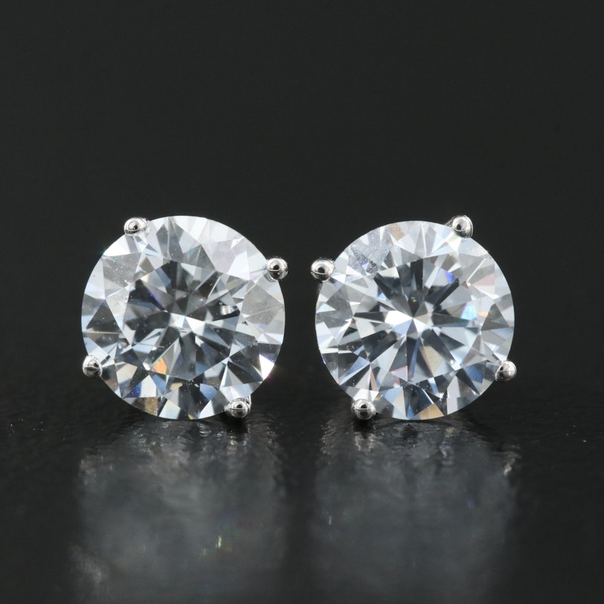 14K 1.71 CTW Lab Grown Diamond Stud Earrings