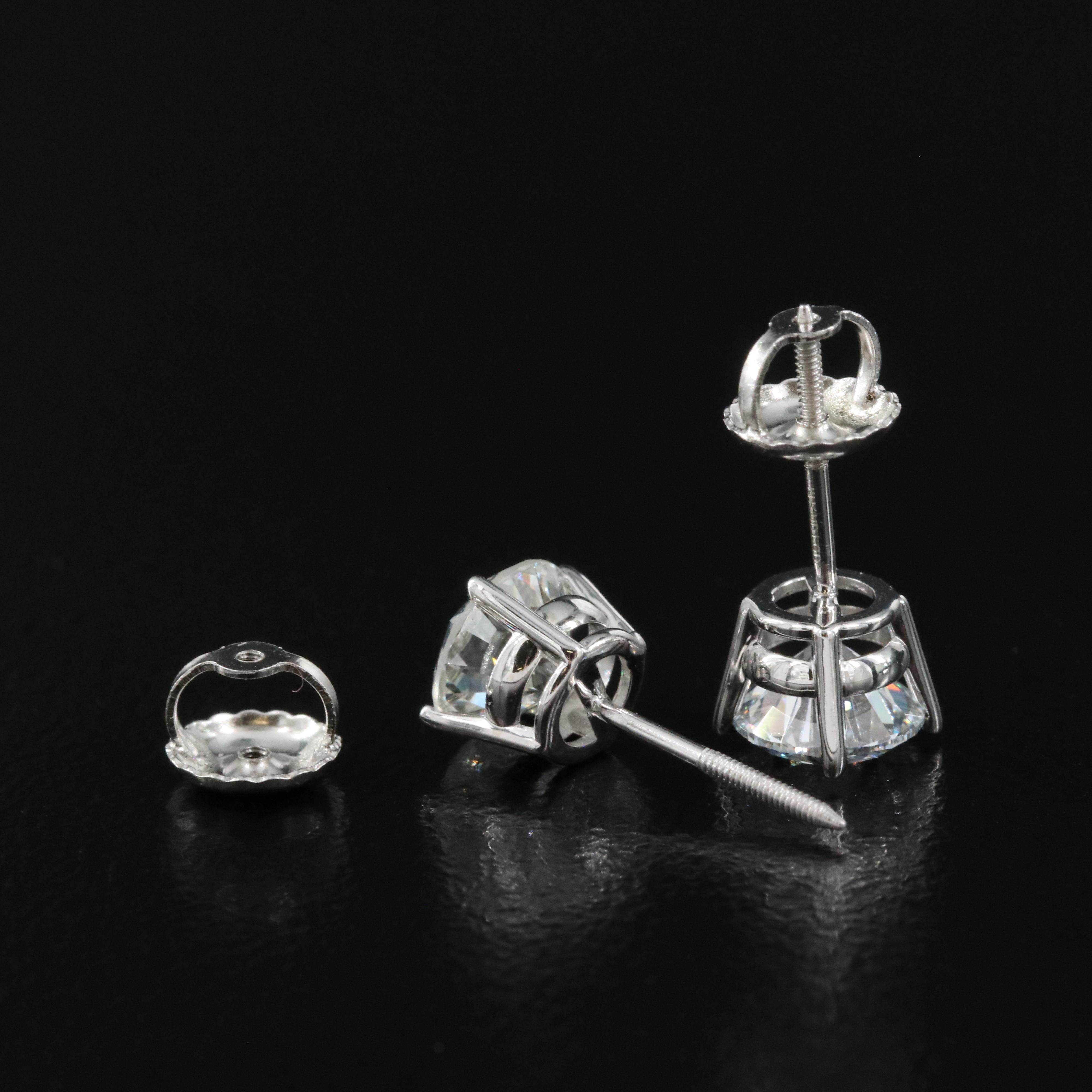 14K 1.56 CTW Lab Grown Diamond Stud Earrings