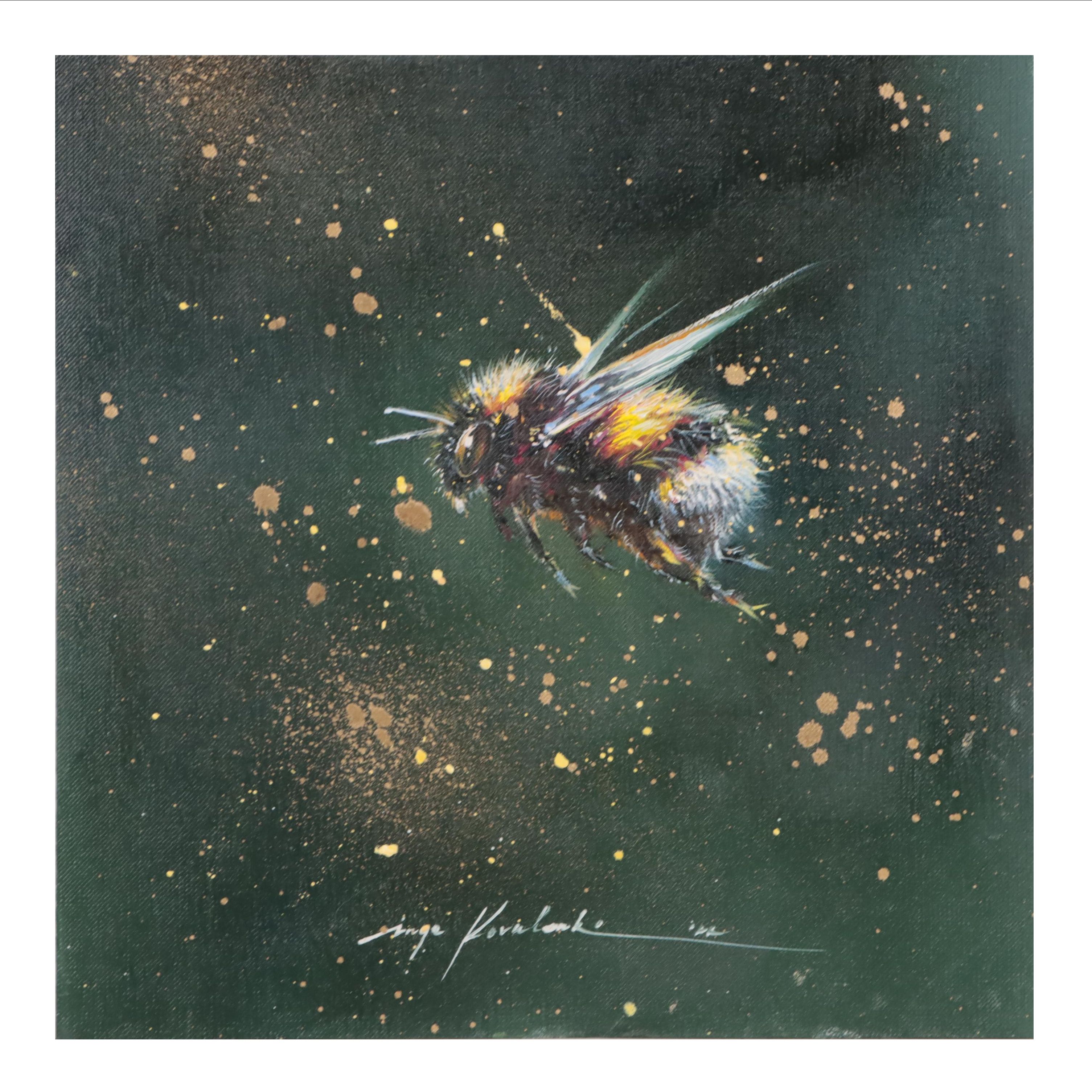 Inga Kovalenko Oil Painting of Bee, 2022
