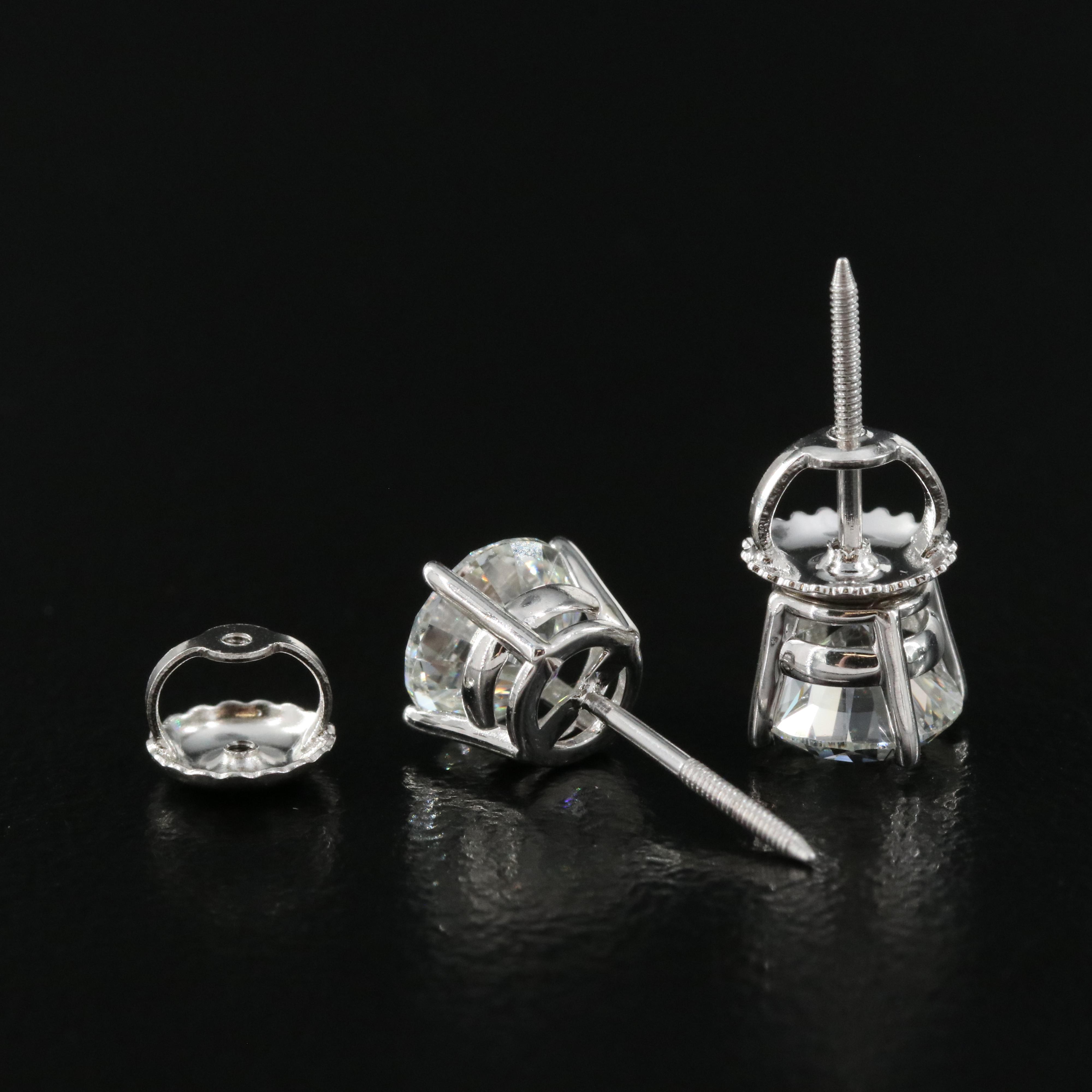 14K 1.52 CTW Lab Grown Diamond Stud Earrings