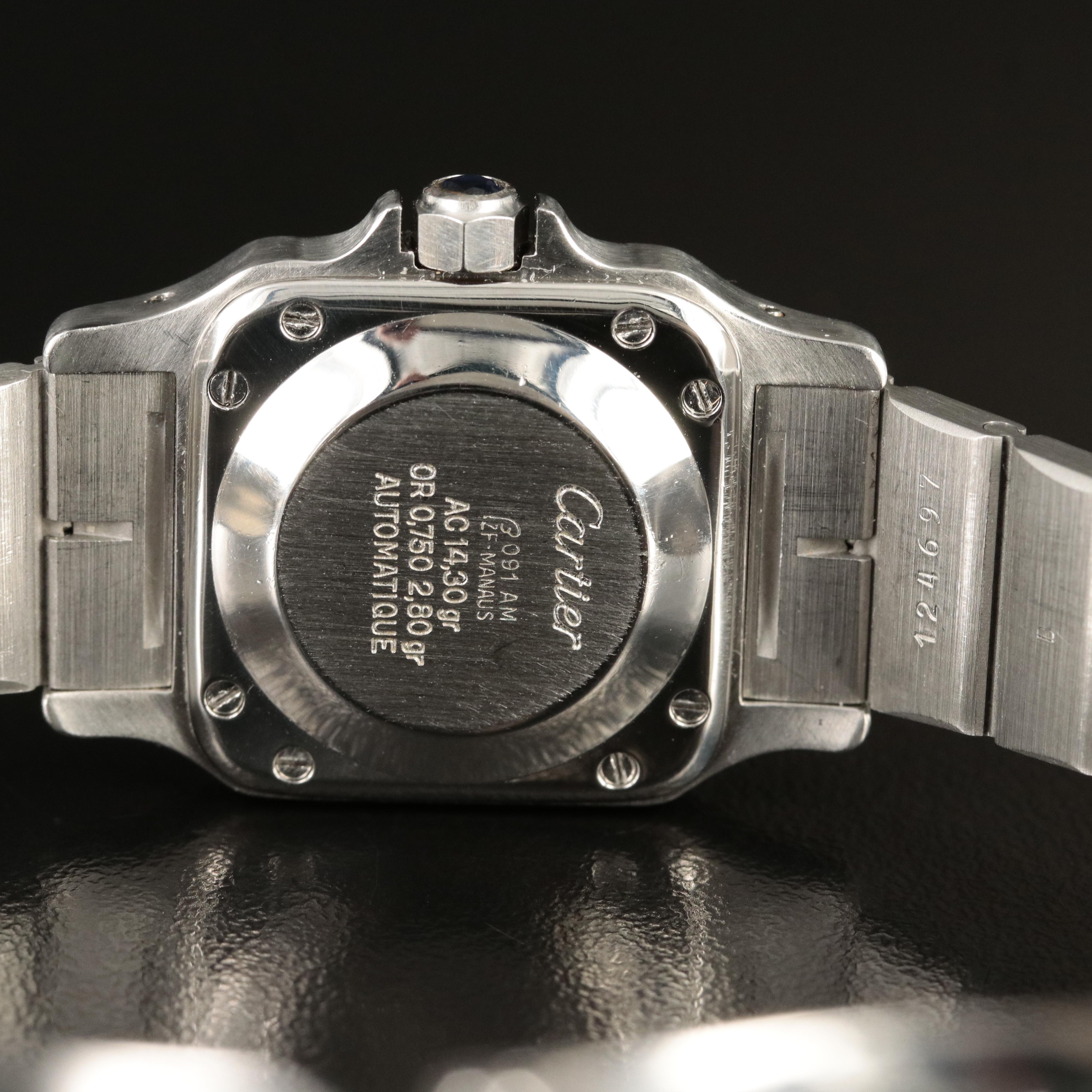 18K and Stainless Steel Cartier Santos Automatic Watch