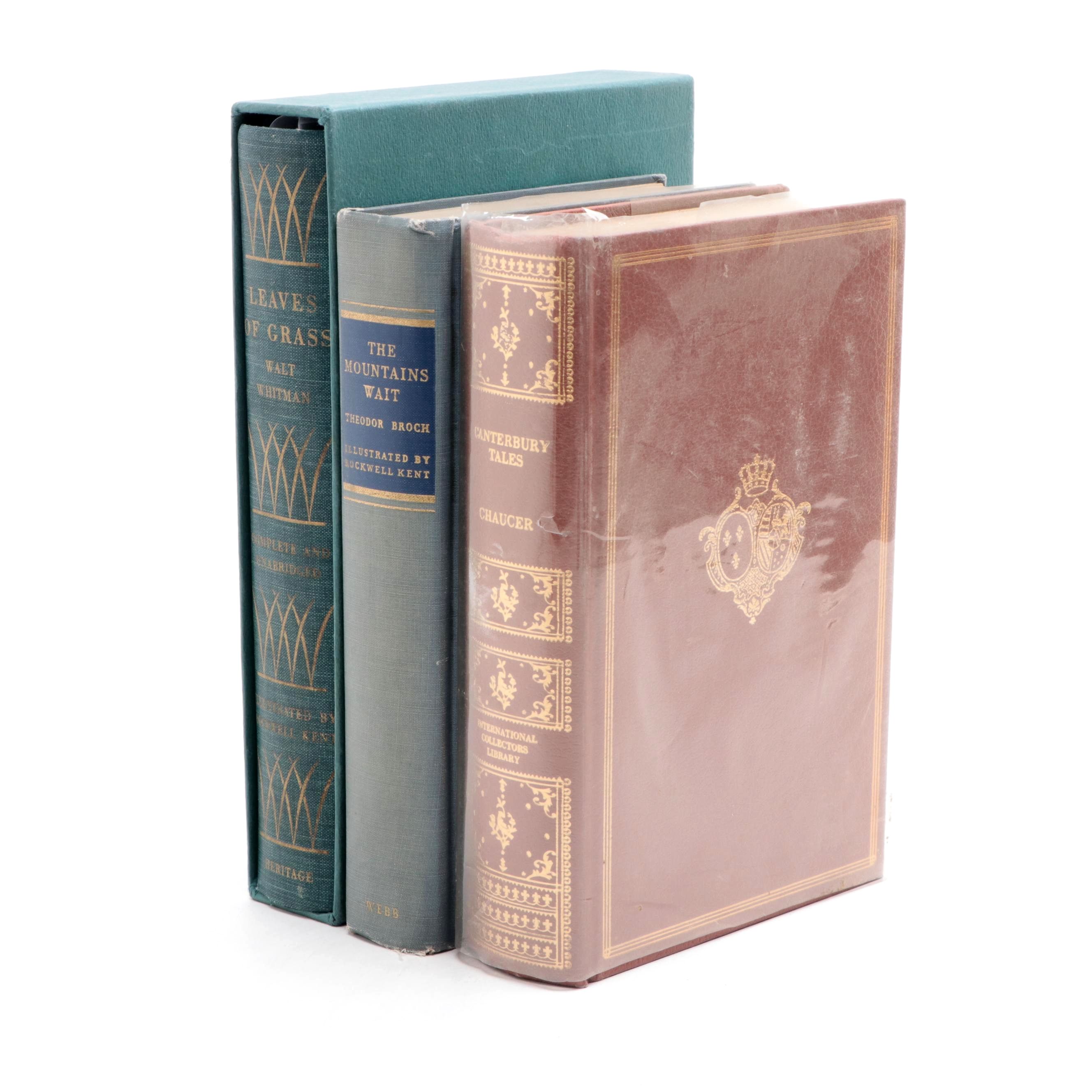 Rockwell Kent Illustrated "Leaves of Grass" by Walt Whitman and More