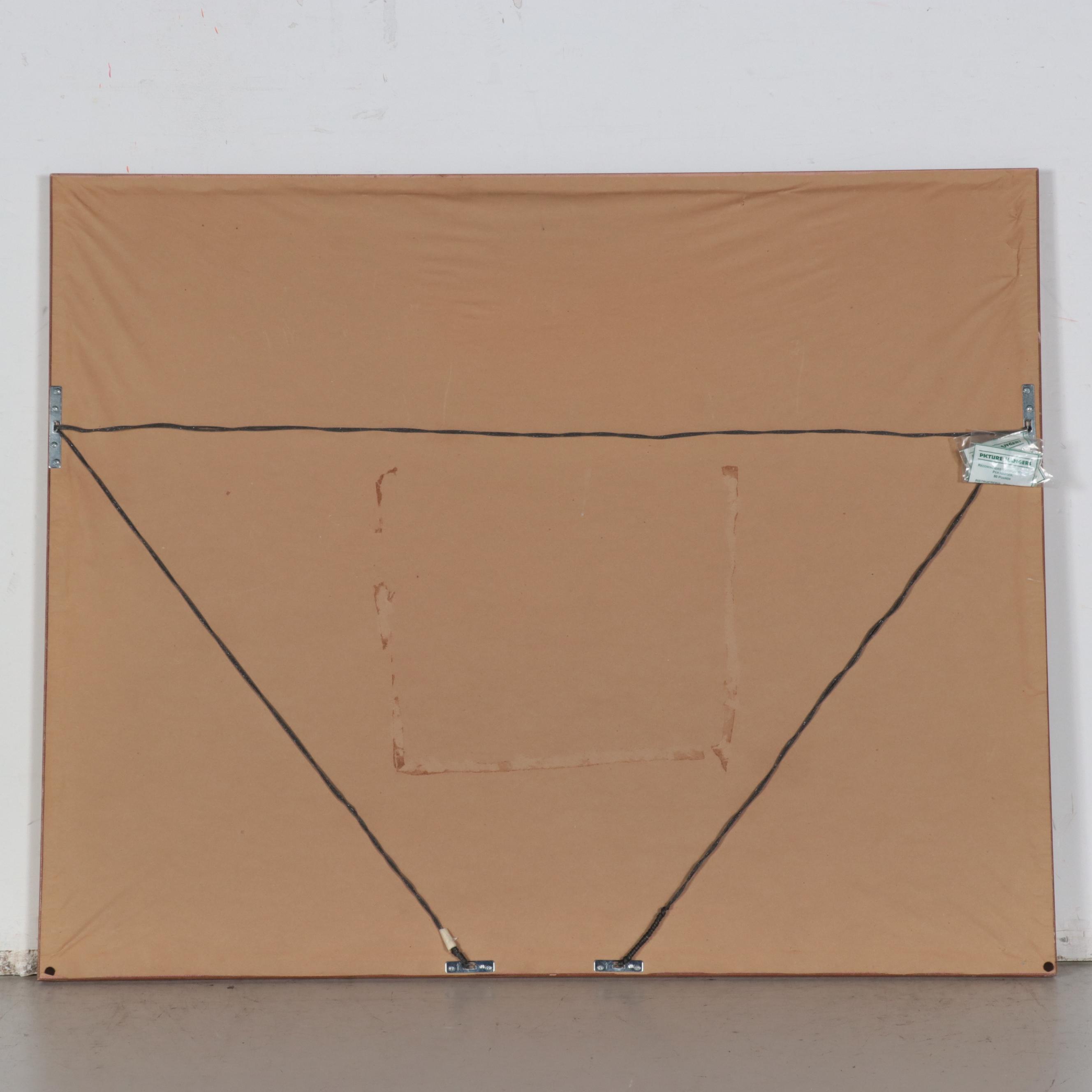 Michael Blaser Offset Lithograph "Port of Chicago," Late 20th Century