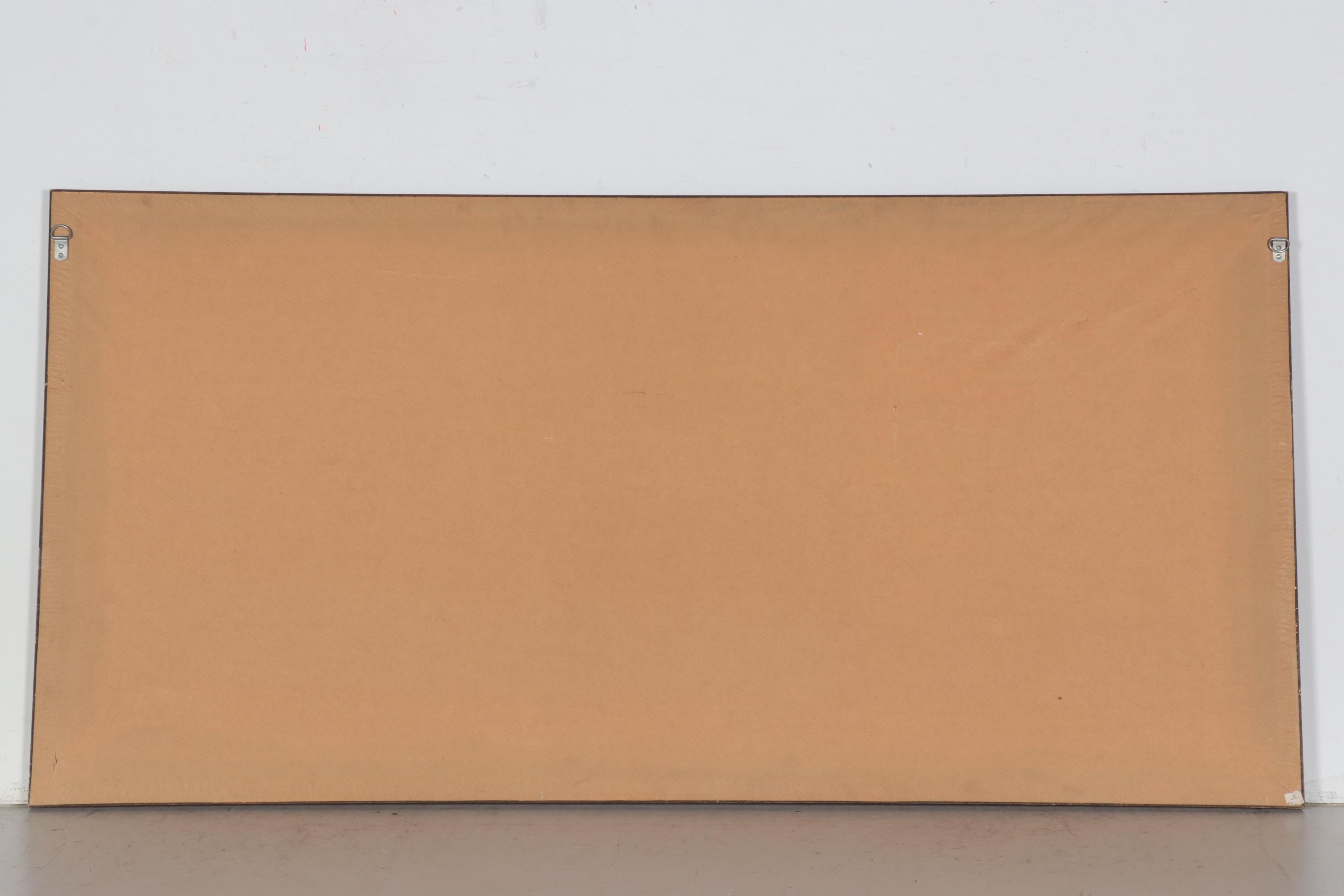 Chinese Goldwork Embroidered Phoenix Silk Panel