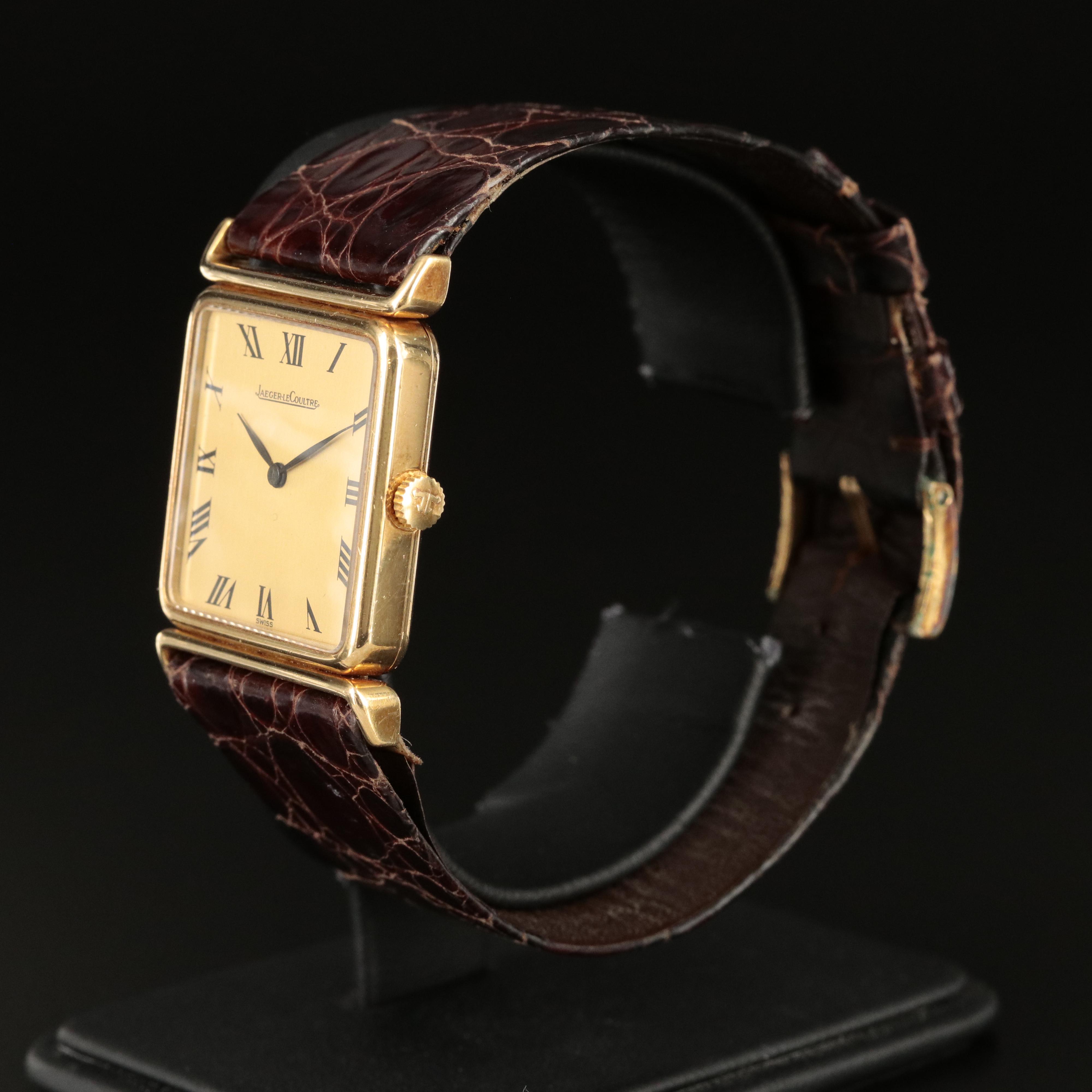 18K Vintage Jaeger-LeCoultre Stem Wind Watch