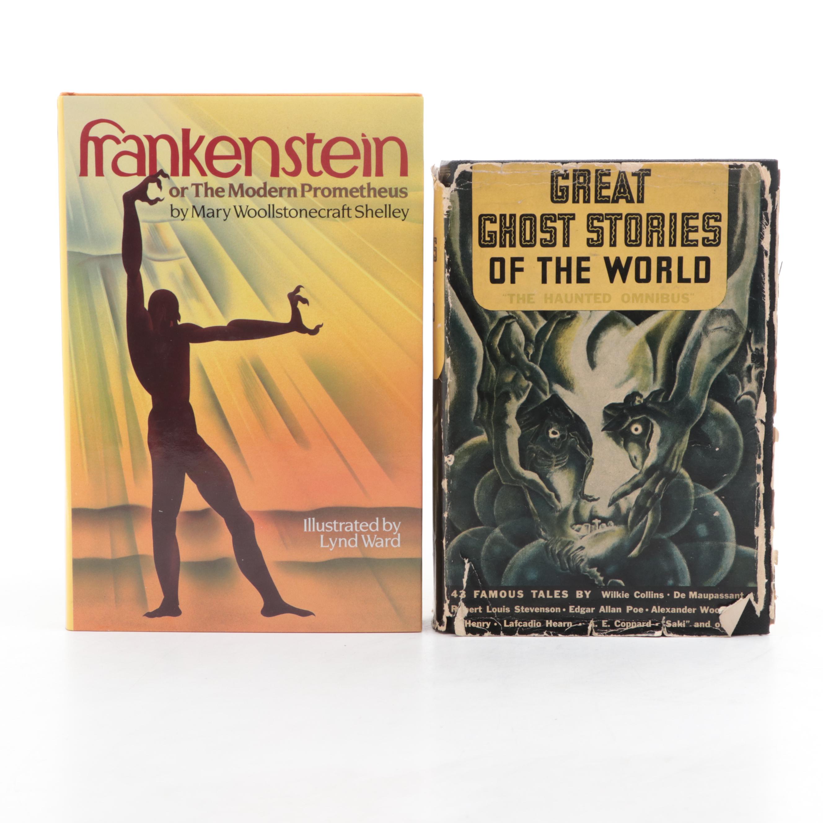 Lynd Ward Illustrated "Frankenstein" and "Great Ghost Stories of the World"
