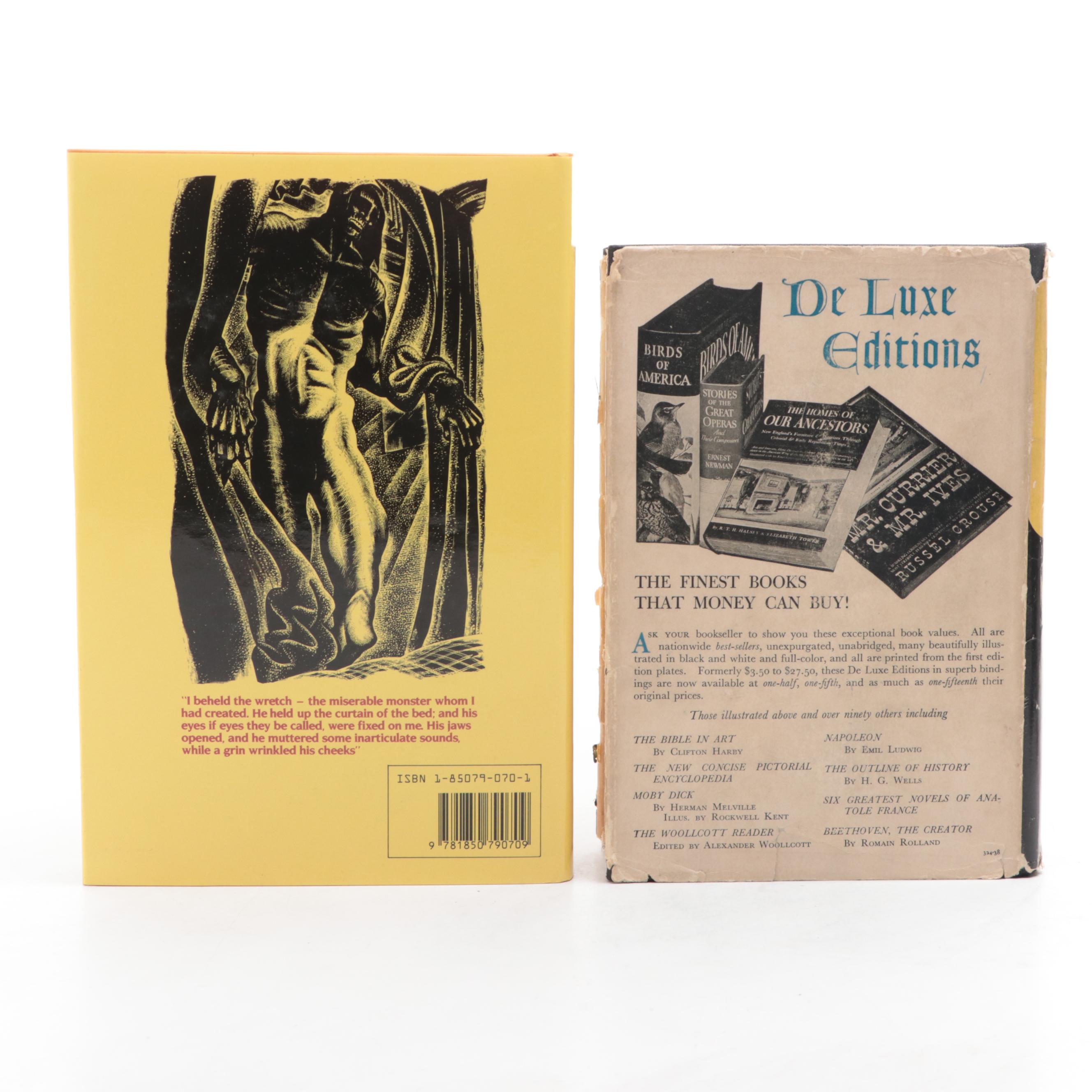 Lynd Ward Illustrated "Frankenstein" and "Great Ghost Stories of the World"