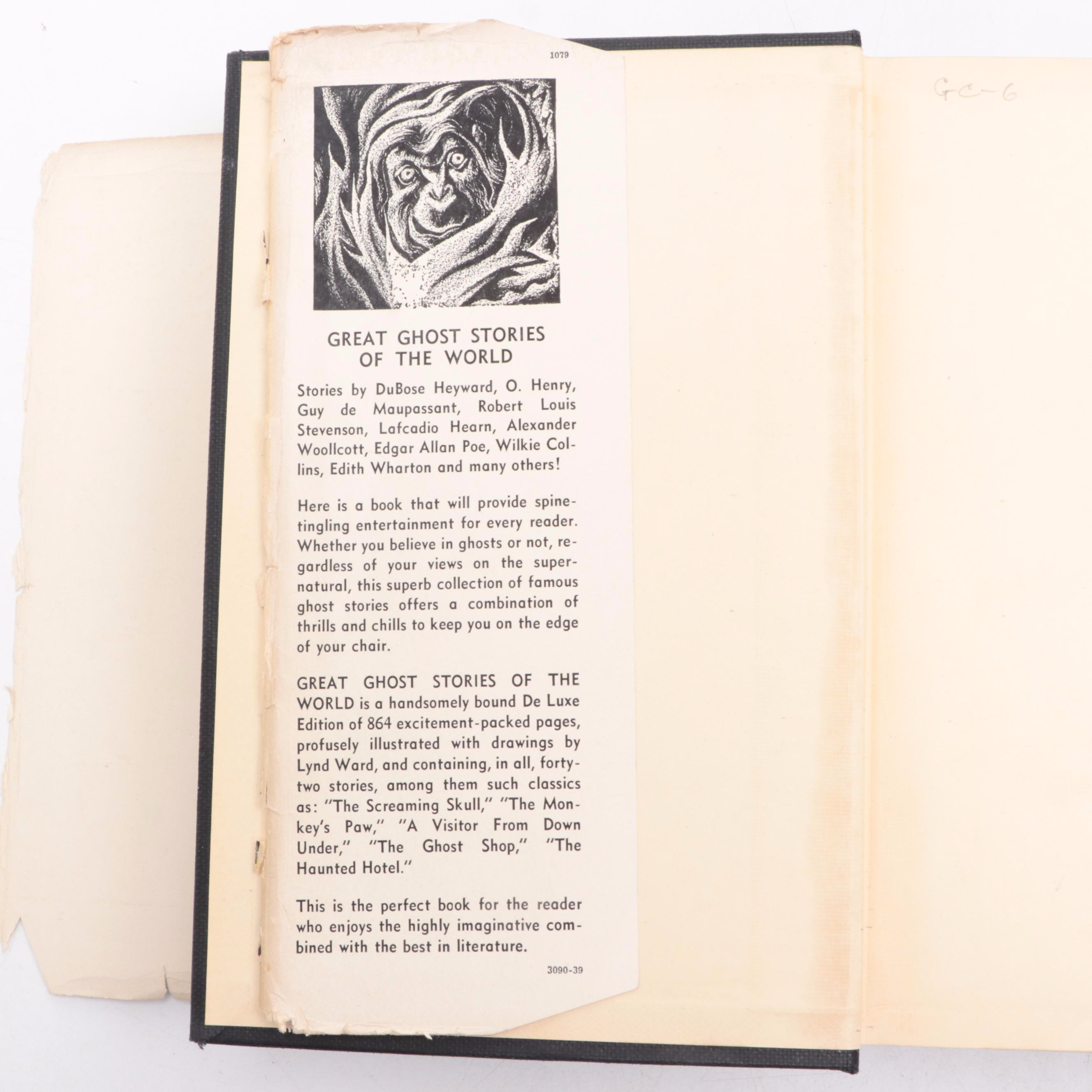 Lynd Ward Illustrated "Frankenstein" and "Great Ghost Stories of the World"