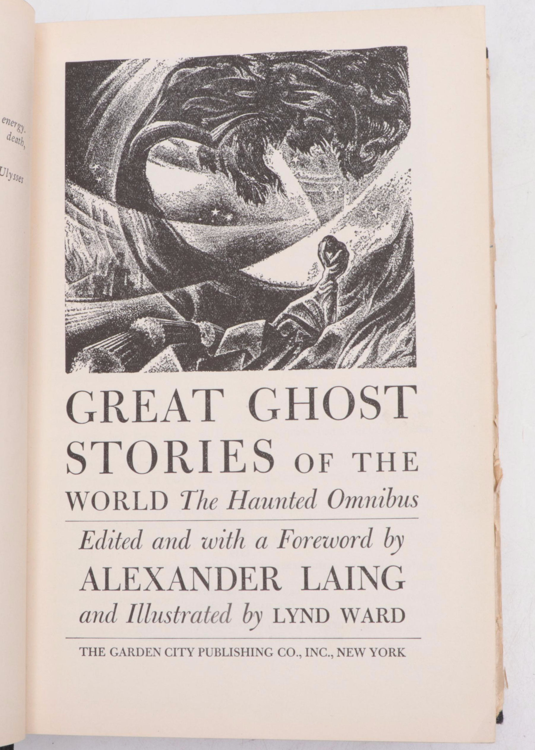 Lynd Ward Illustrated "Frankenstein" and "Great Ghost Stories of the World"