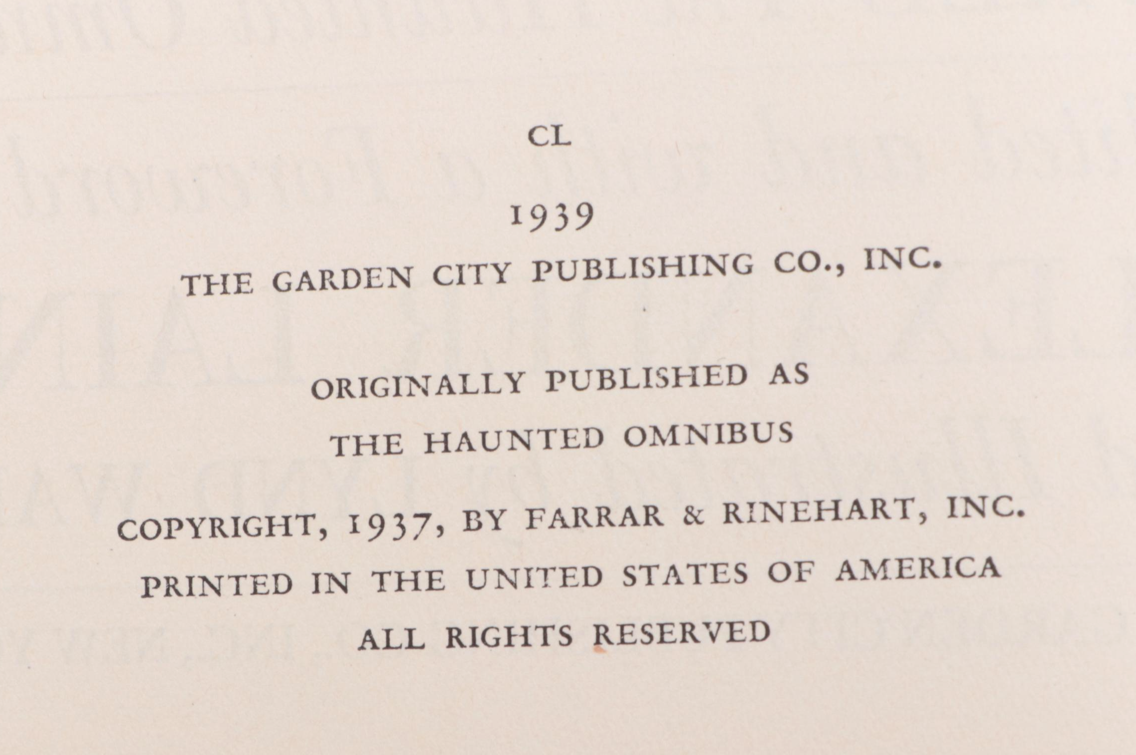 Lynd Ward Illustrated "Frankenstein" and "Great Ghost Stories of the World"