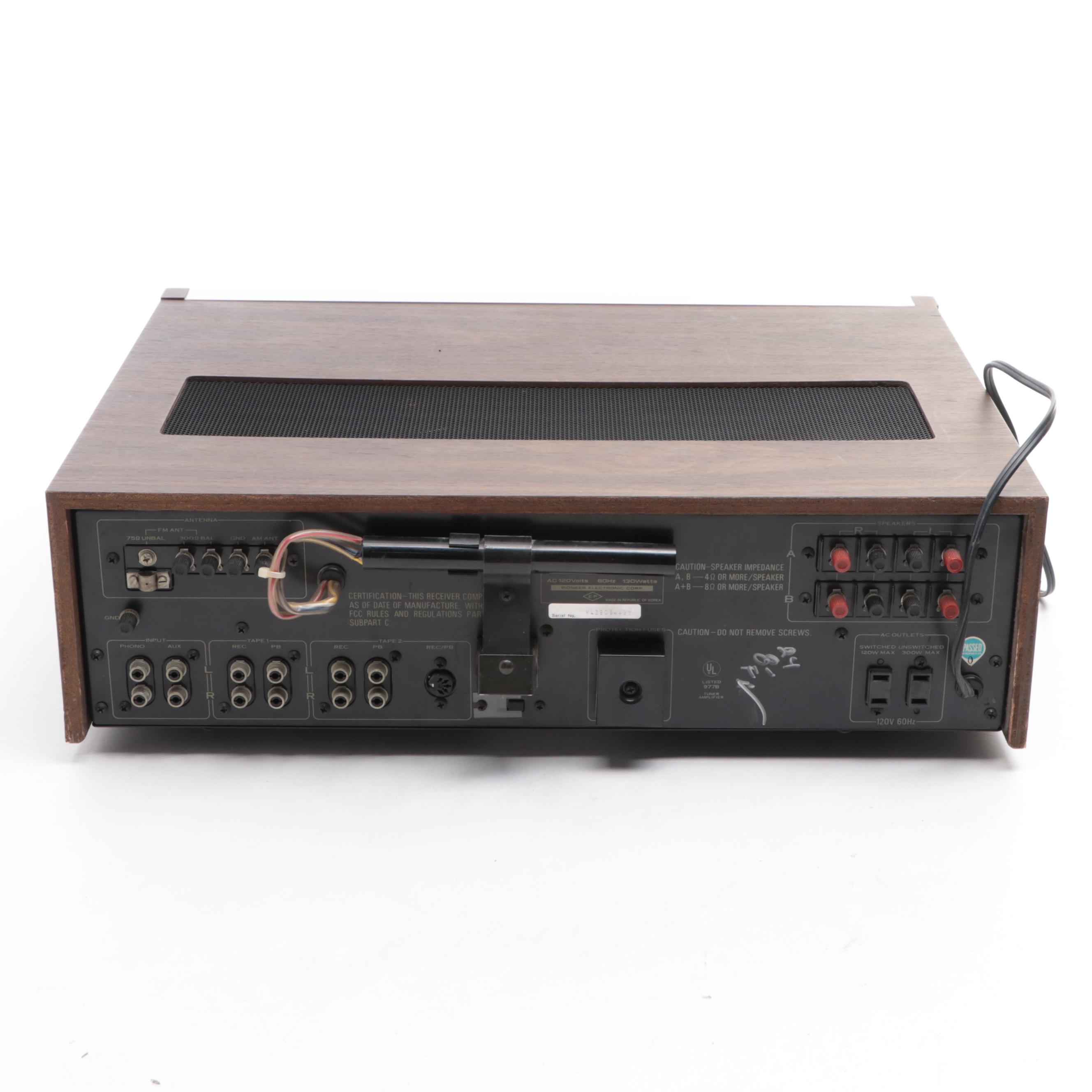 Pioneer SX-535 Stereo Receiver