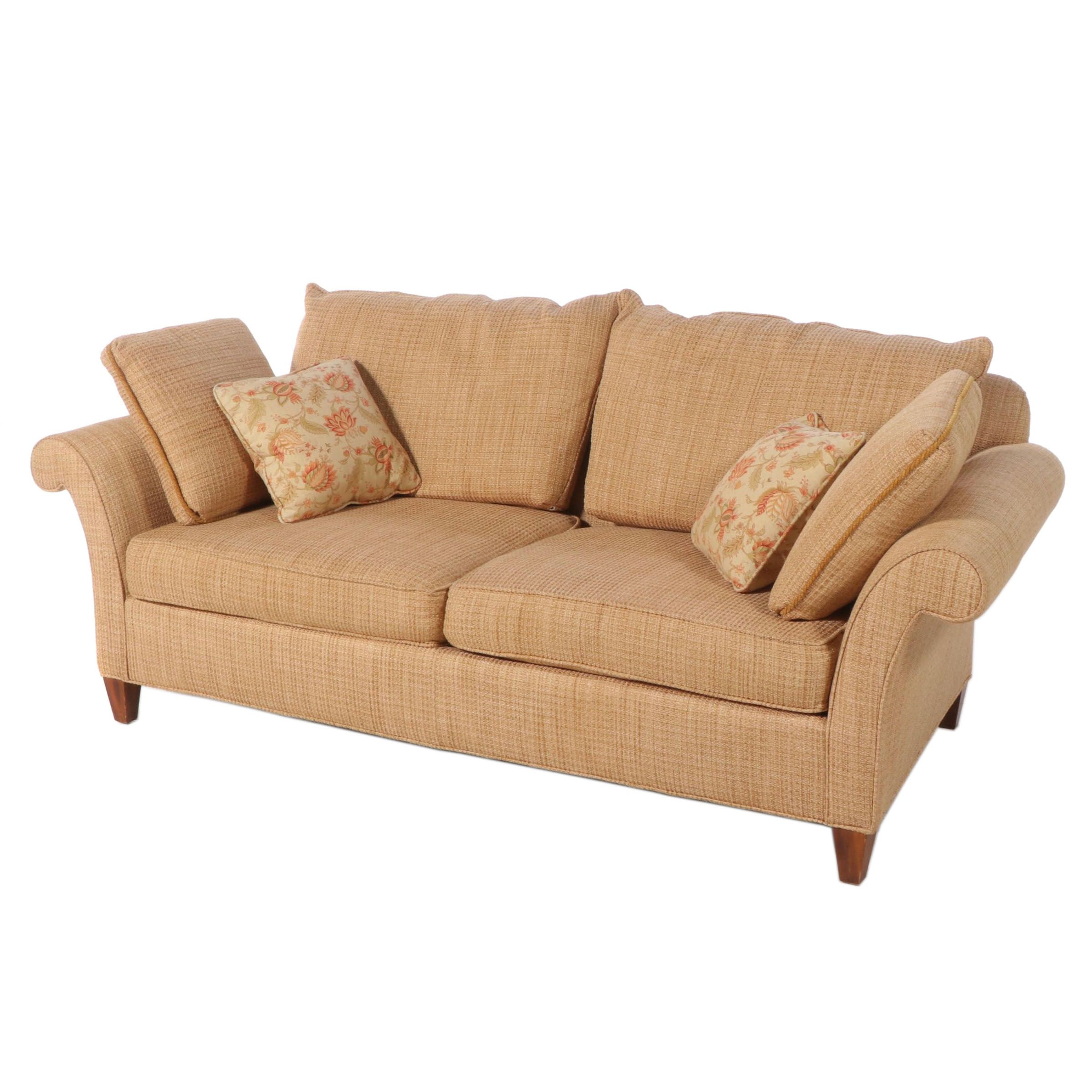 Southwood Custom-Upholstered Roll-Arm Sofa