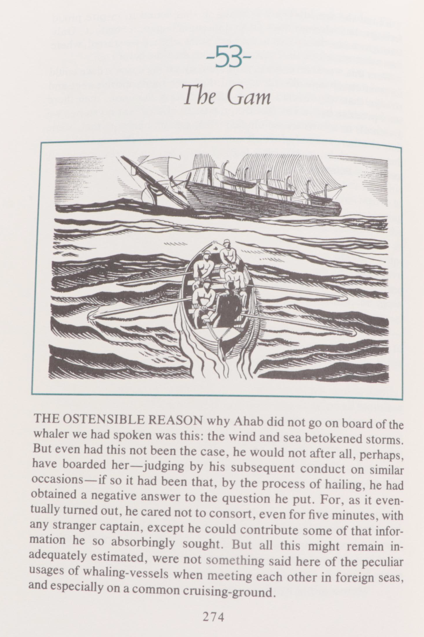 Franklin Library Rockwell Kent Illustrated "Moby-Dick" Vol. I by Herman Melville