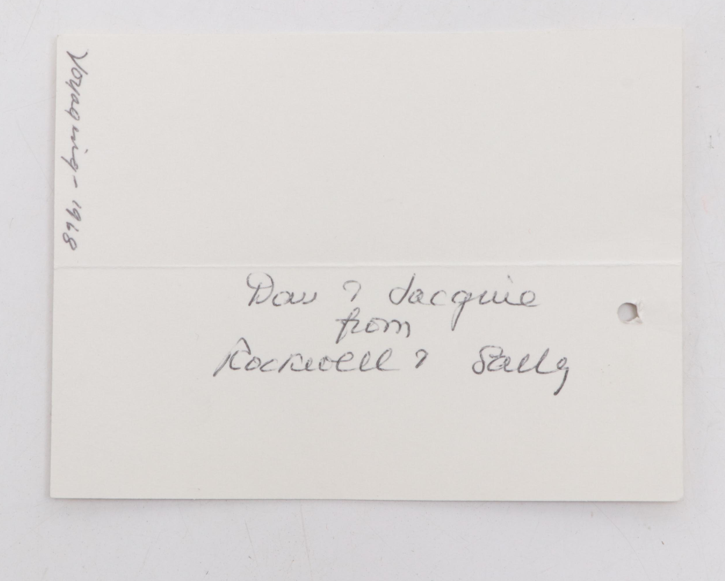 Signed and Inscribed Revised Edition "Voyaging" by Rockwell Kent, 1968